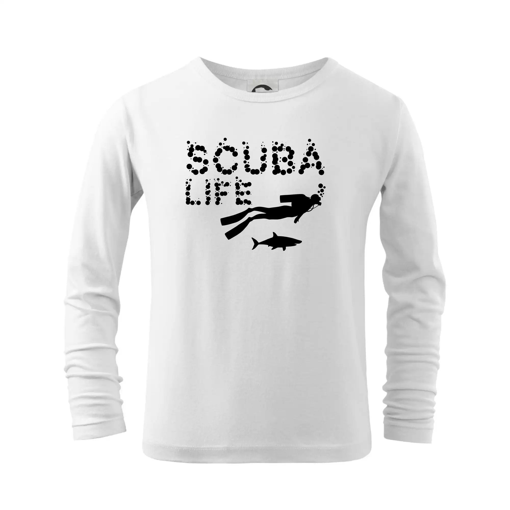 Potápačské tričká - Scuba life - Tričko detské Long Sleeve
