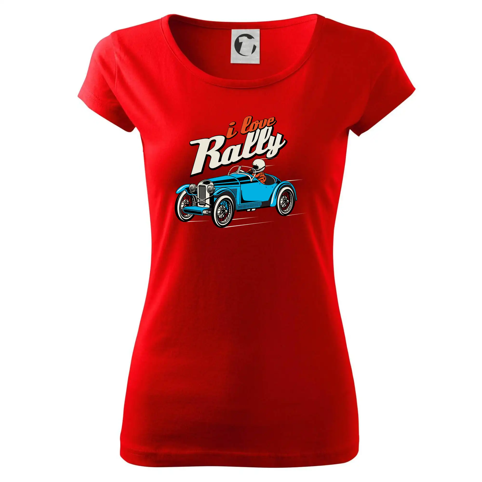 Auto tričká - I Love Rally - Dámske tričko Pure