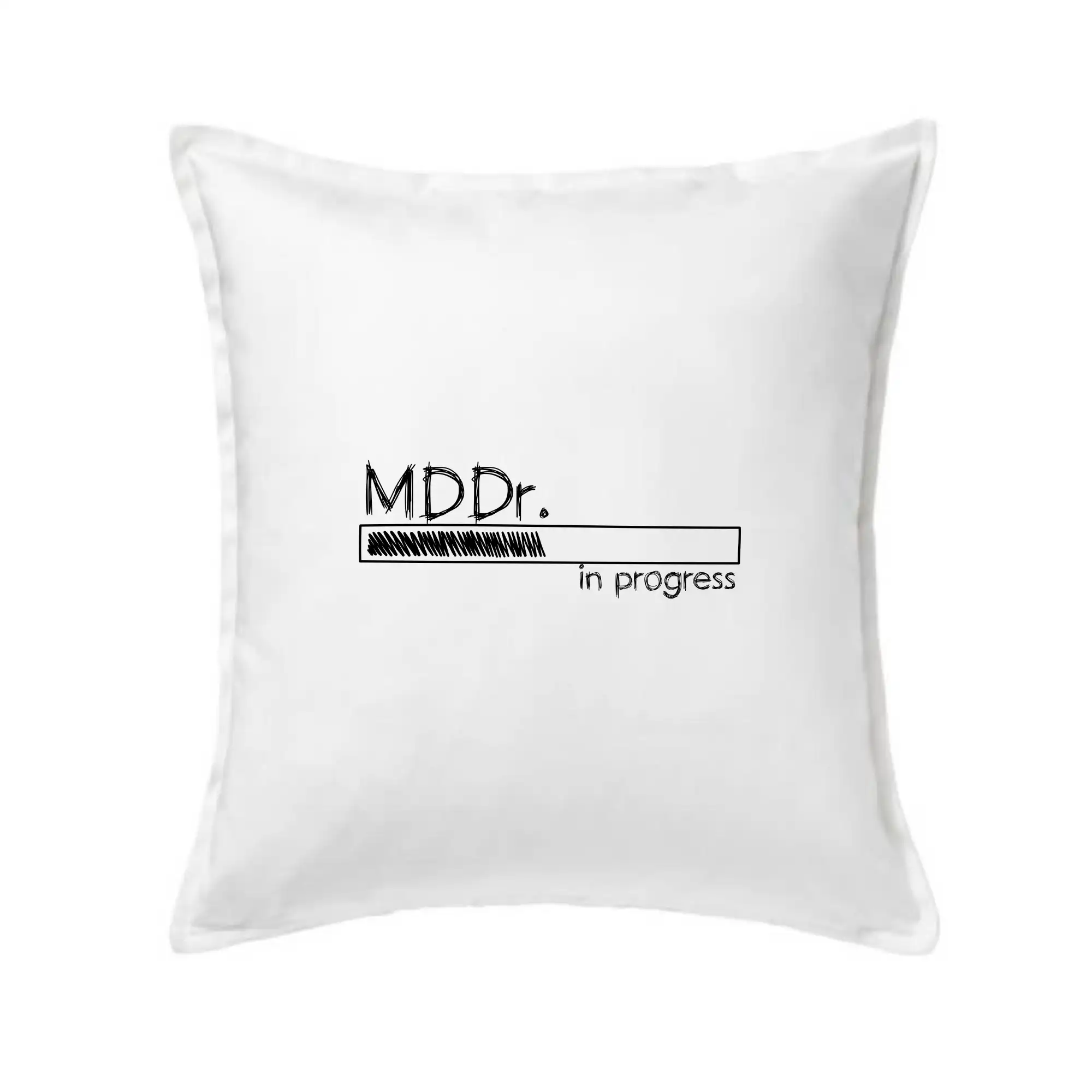 Tričká na ukončenie štúdia - In progress titul MDDr. doktor / doktorka zubného lekárstva - Vankúš 50x50