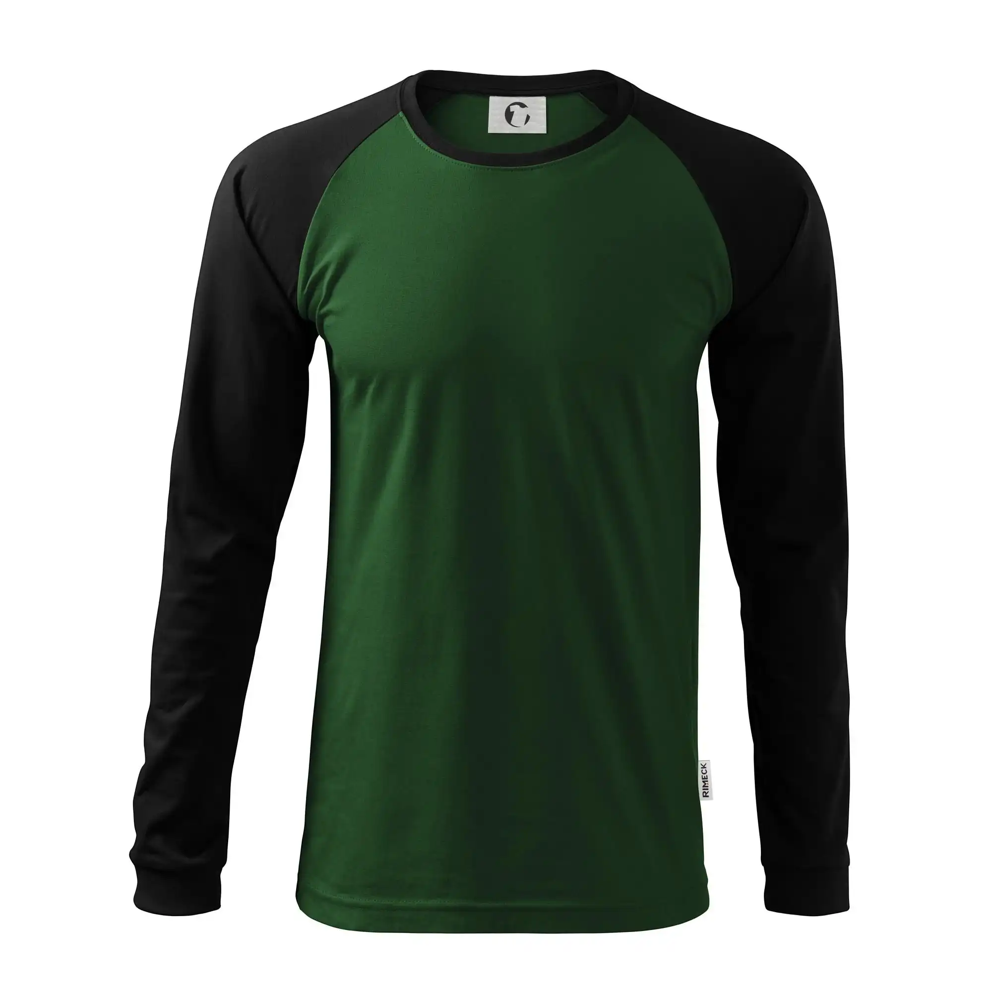 MyShirt tričká - Zelené tričko - Pánske tričko s dlhým rukávom LS130