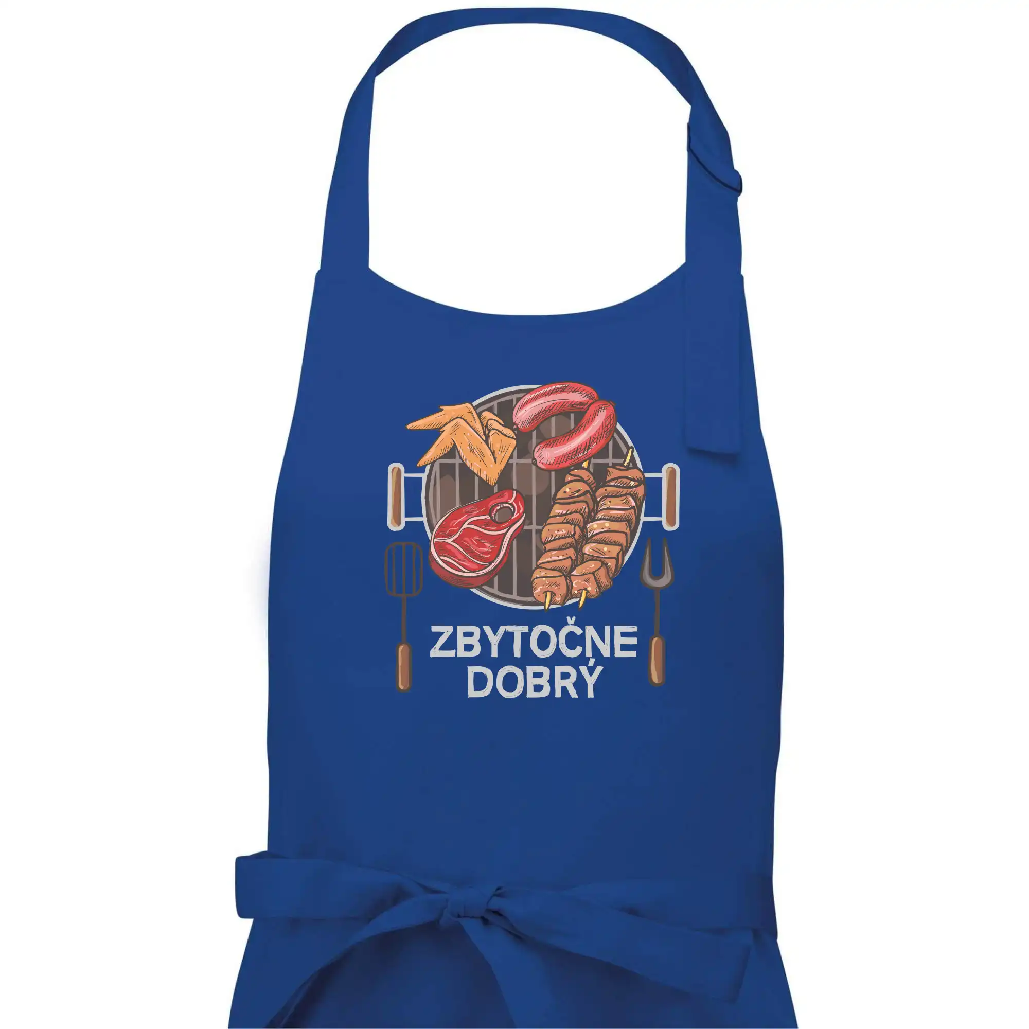 Tričká a zástery na grilovanie - Zbytočne dobrý - Pánska zástera na varenie