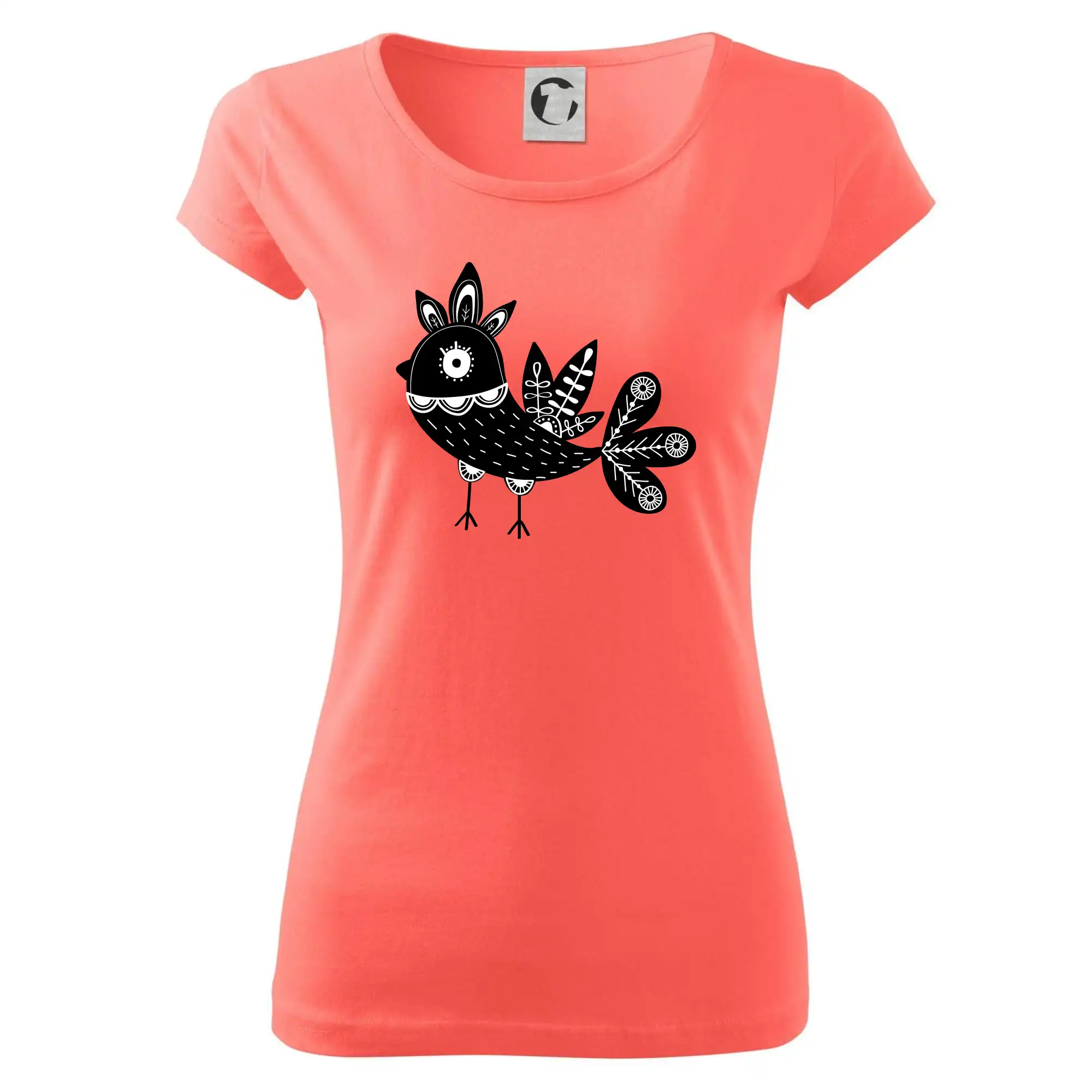 Ptáček černobílý folklór