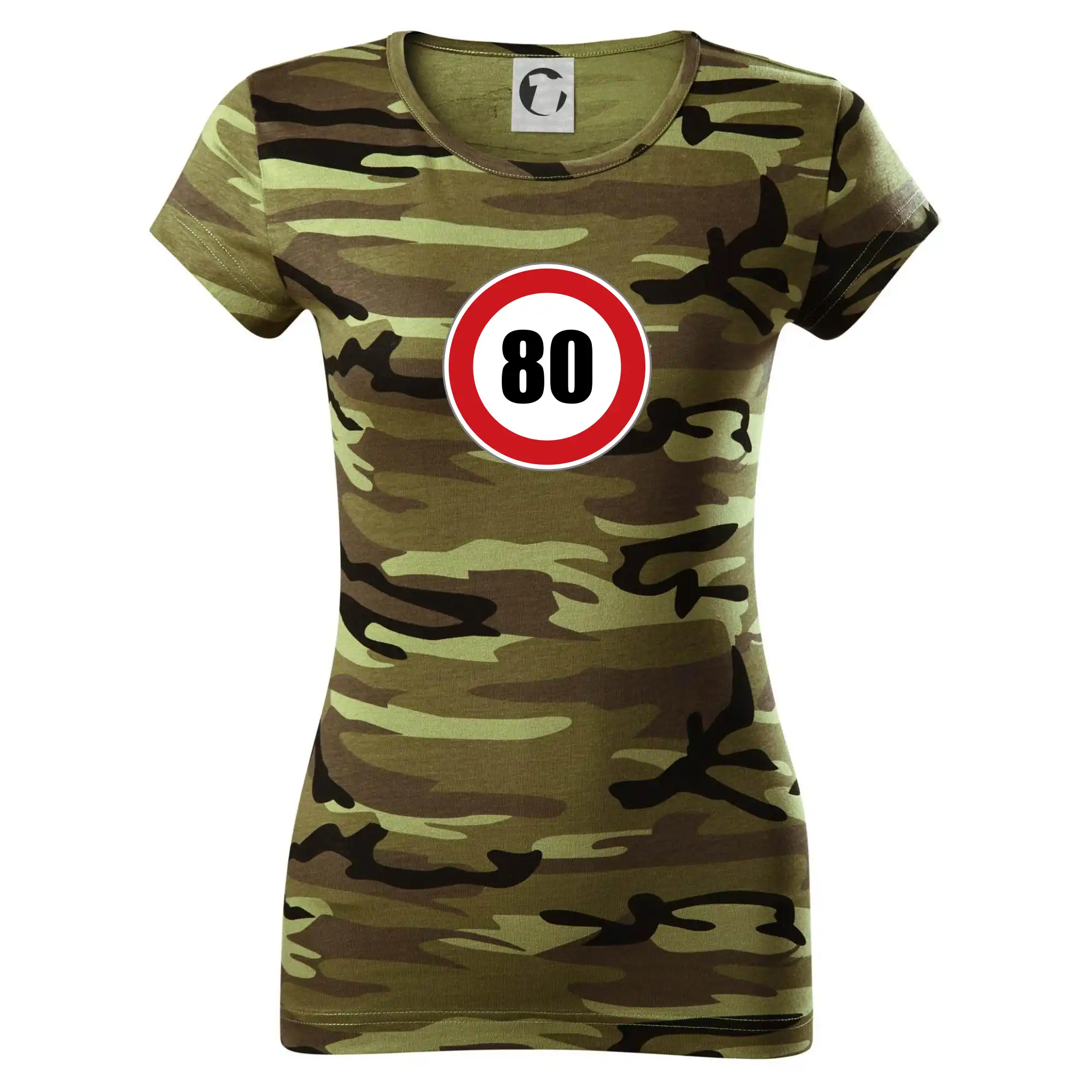 Dopravní značka - omezení rychlosti 80