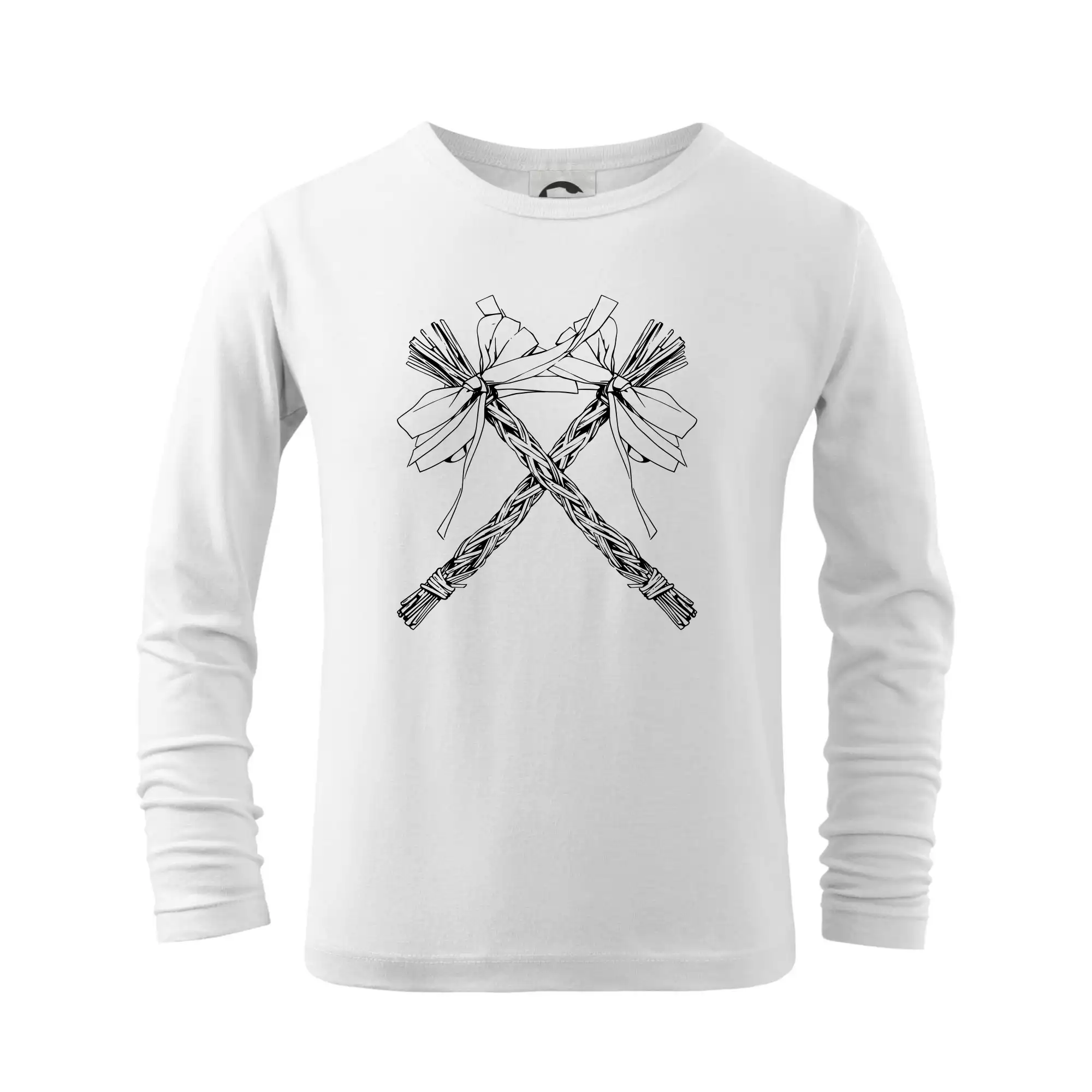 Veľkonočné tričká - Korbáče skrížené - Tričko detské Long Sleeve