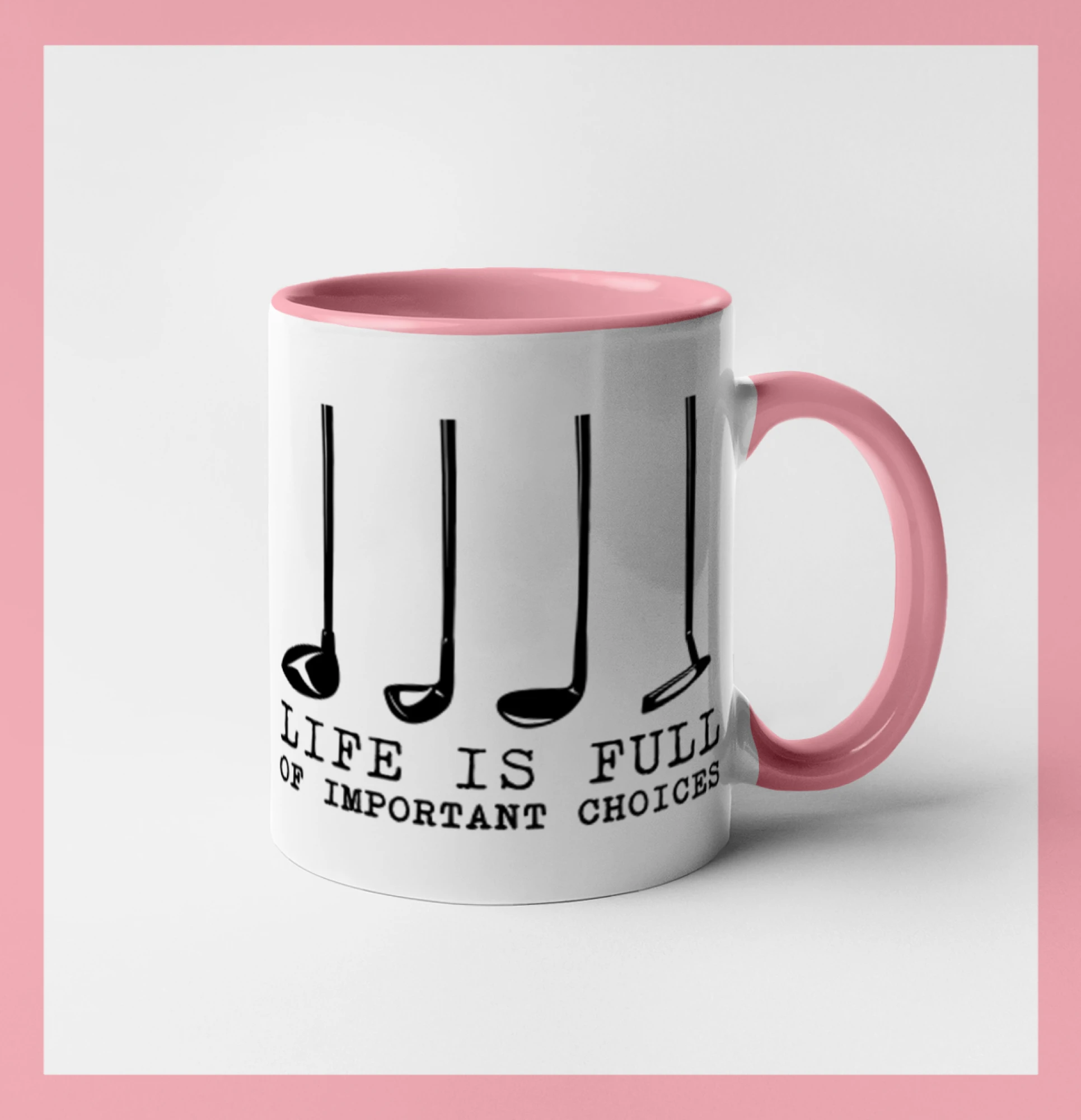 Golf - life is full of important choices