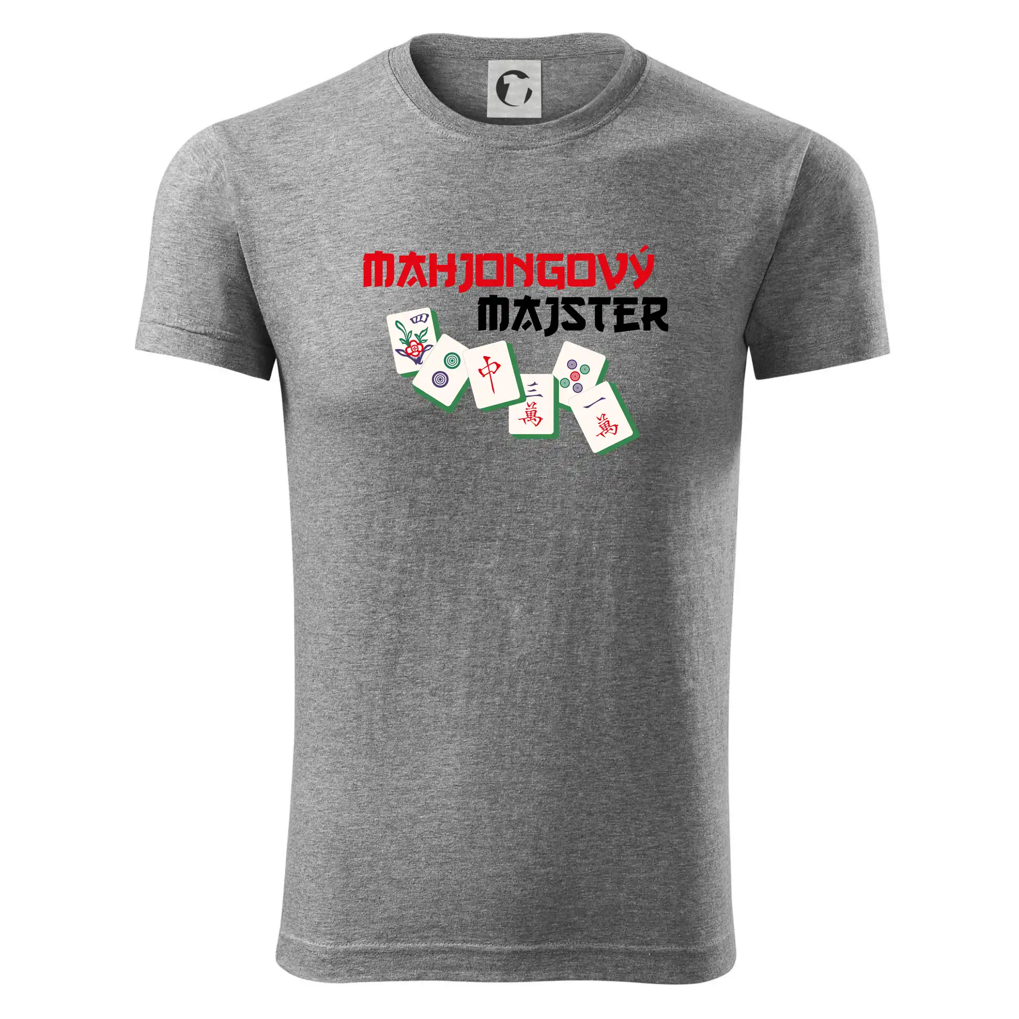 Tričká a mikiny so spoločenskými hrami  - Majhongový majster - Viper FIT - Pánske zúžené tričko