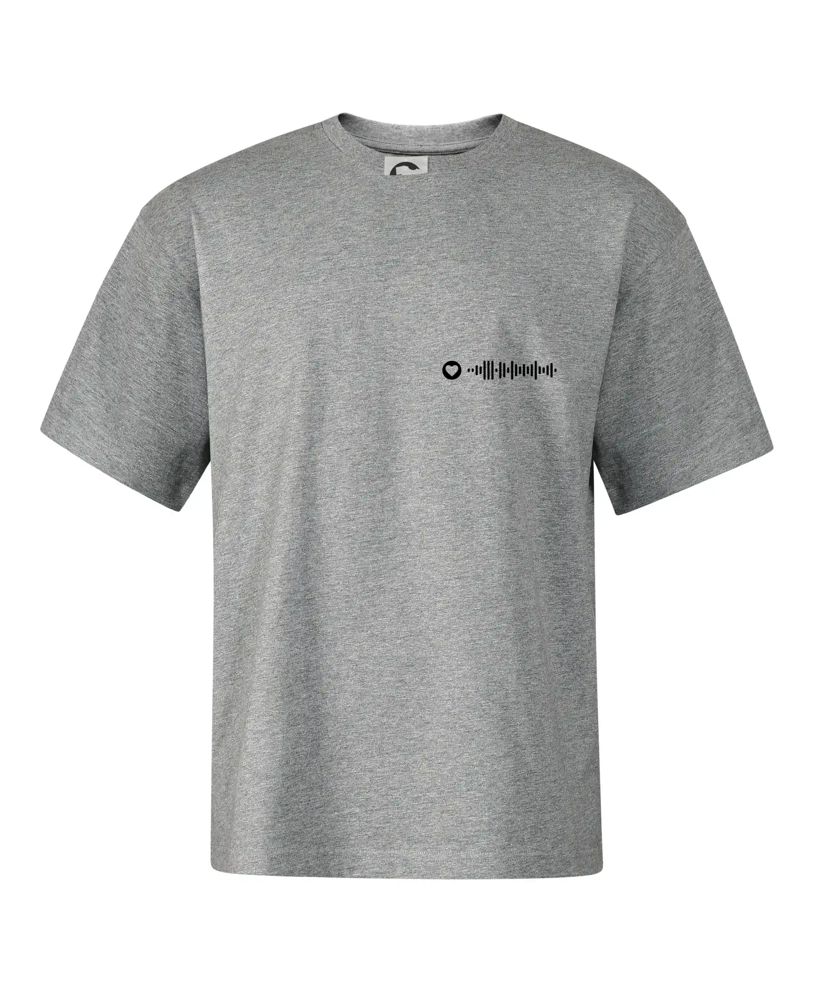 Zamilovaný Spotify kód na prsníku - Stage unisex - OVERSIZE