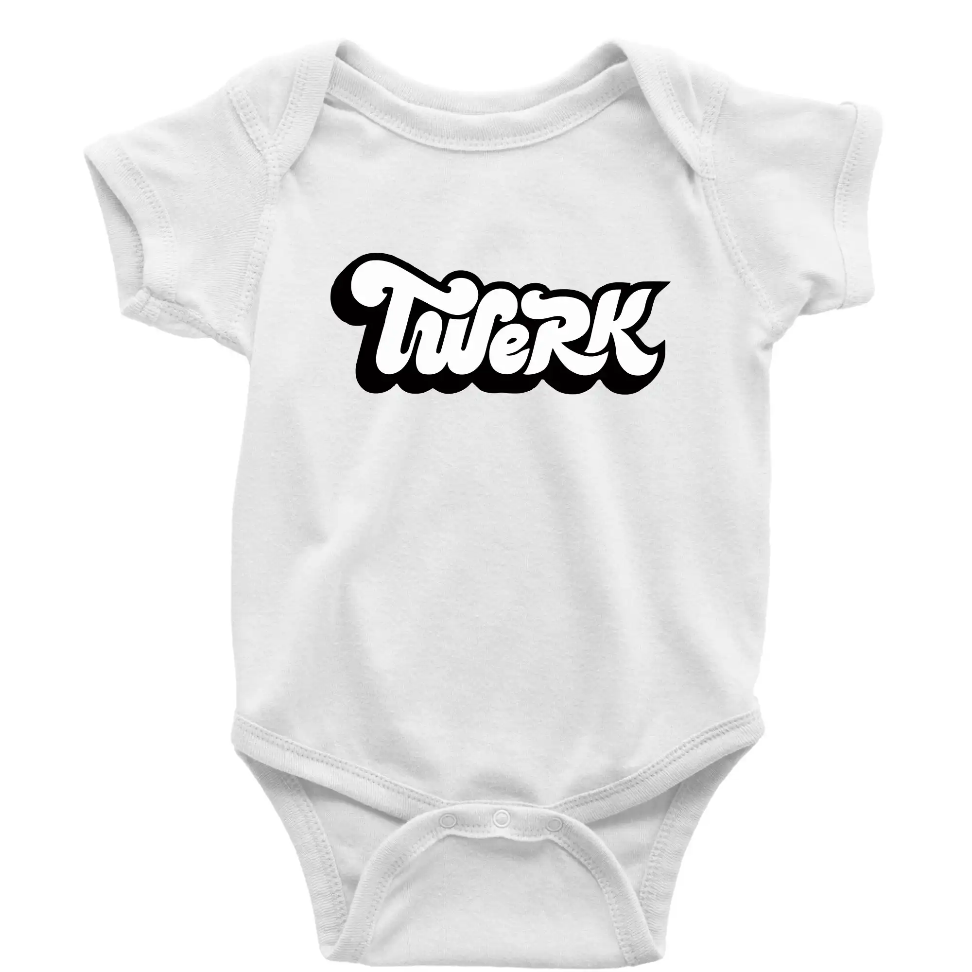 Ostatné nápisy - Twerk - Body dojčenské s krátkym rukávom
