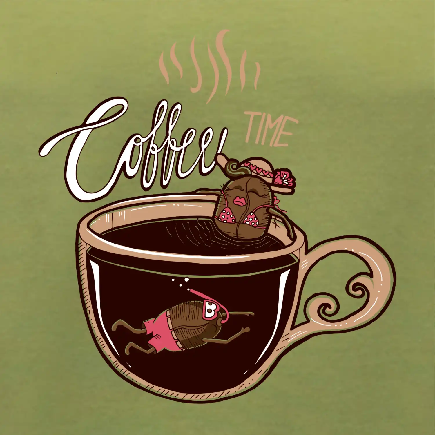 Coffee time bath (Pecka design)