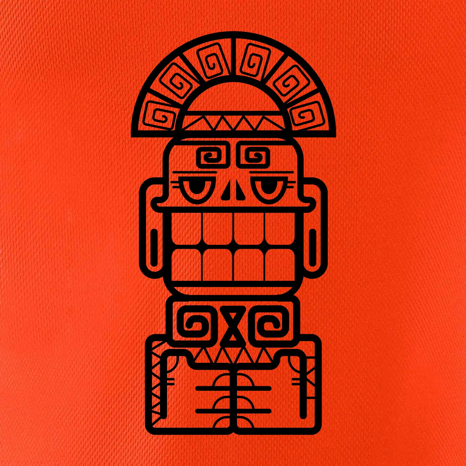 Mayové - socha se zuby