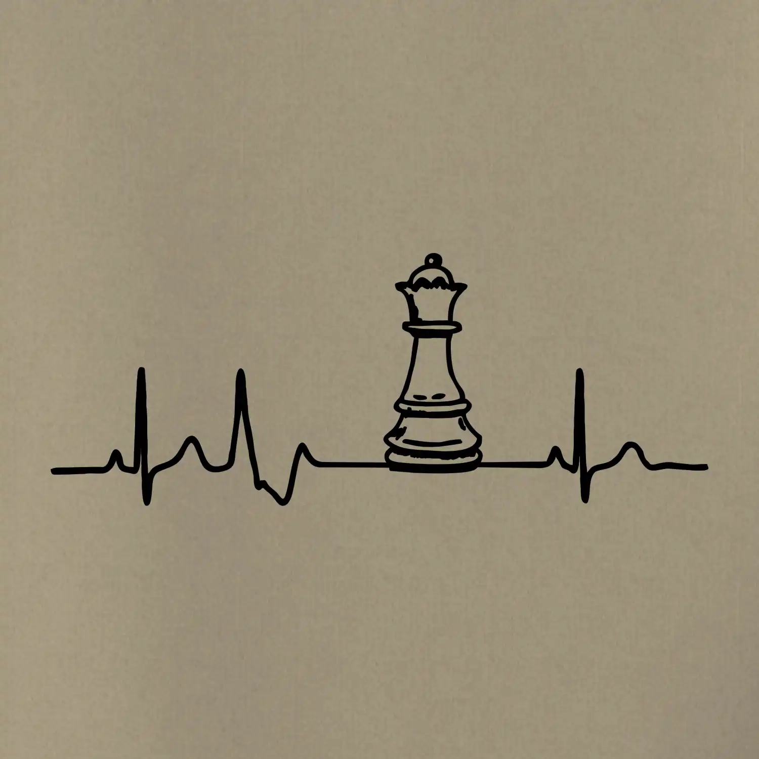 EKG Šachové figurky - dáma