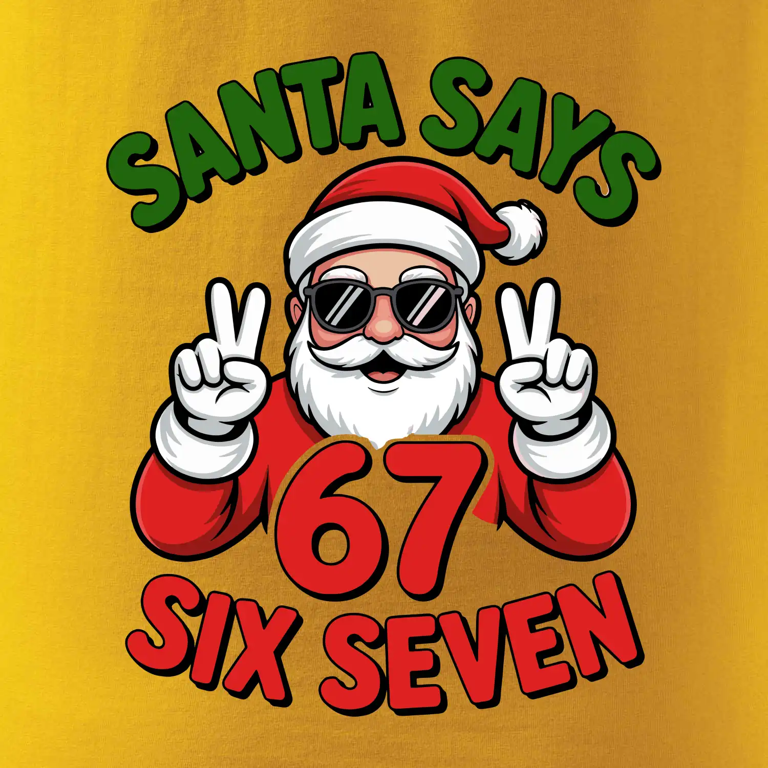 Santa says 67