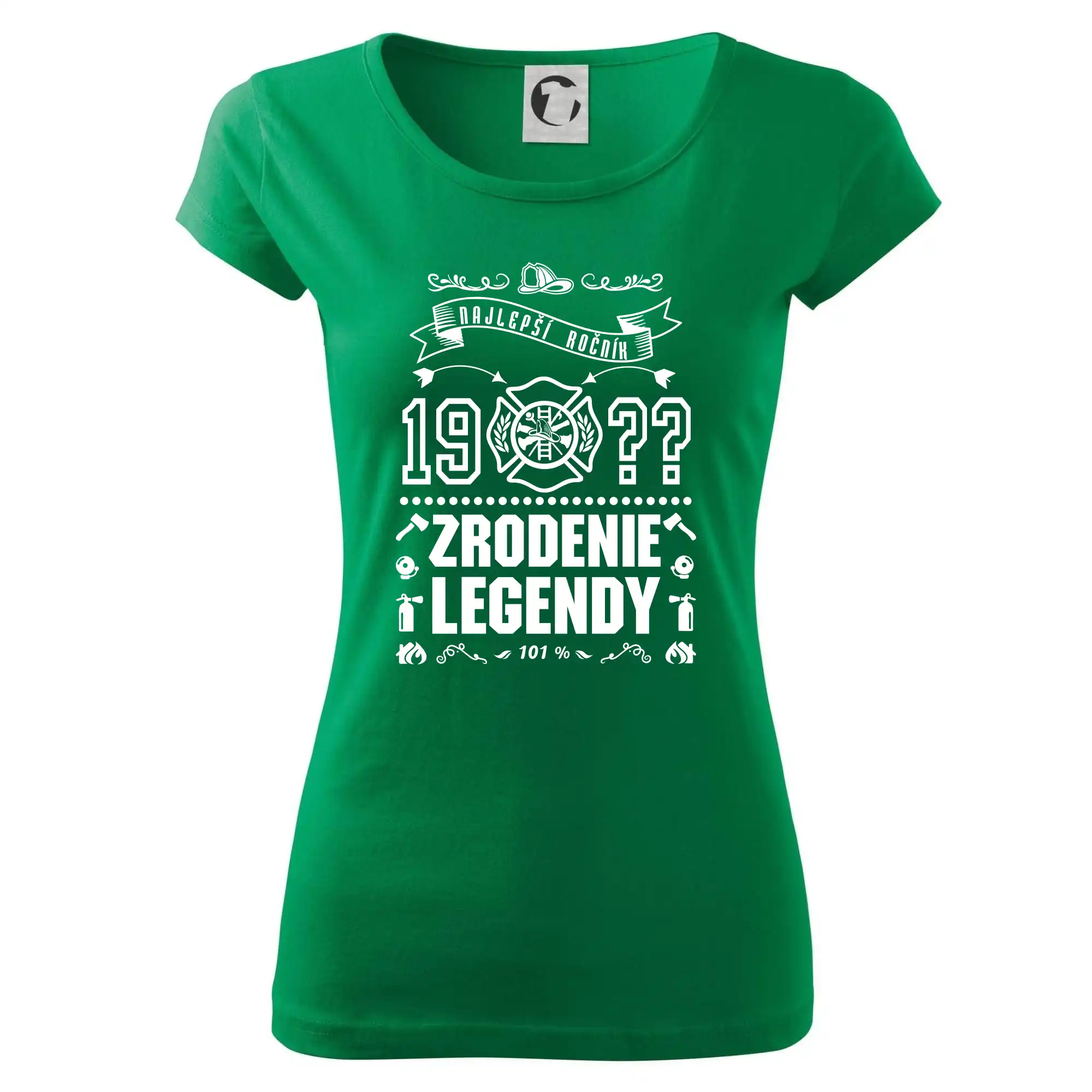 Trička Zrodenie legendy - Zrodenie legendy - pre hasičov - Dámske tričko Pure