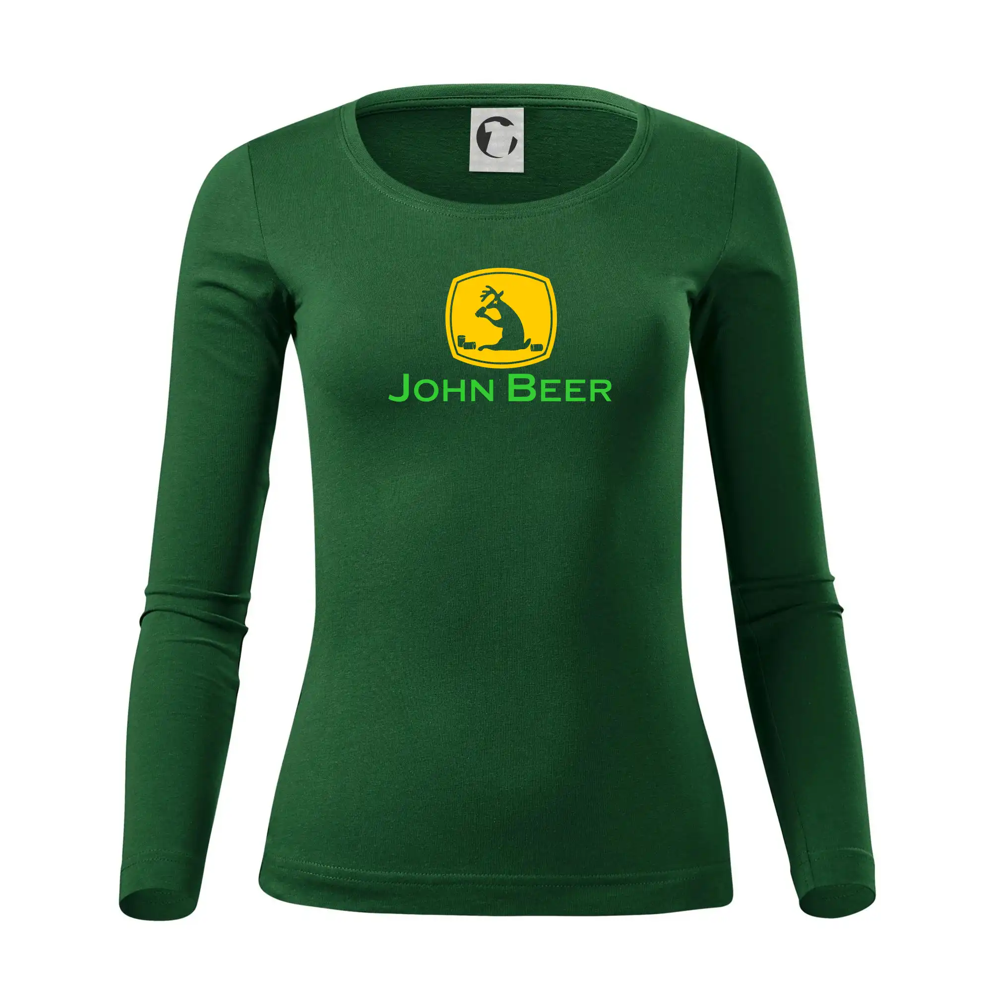 John Beer jelen s pivem