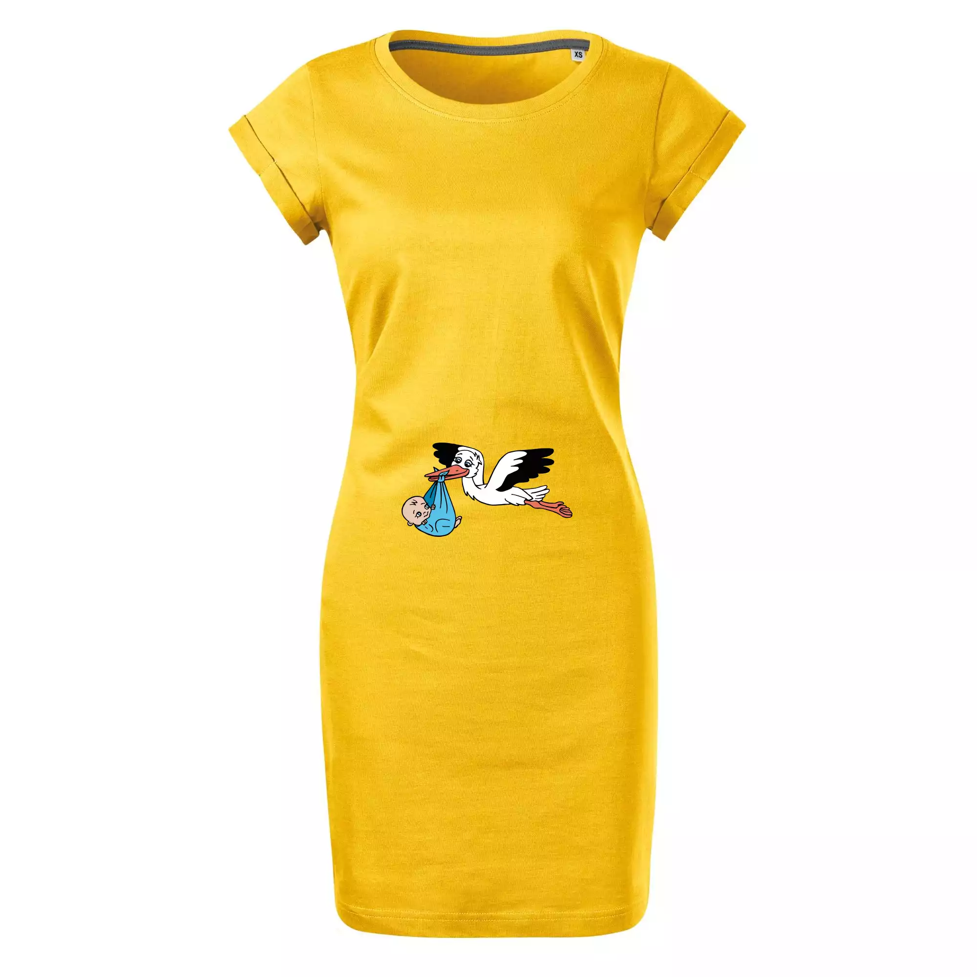 Čáp a miminko - kluk (Hana-creative)