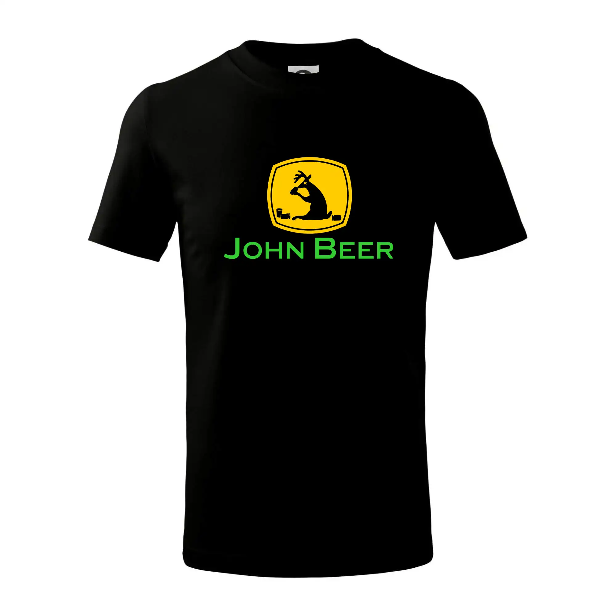 John Beer jelen s pivem