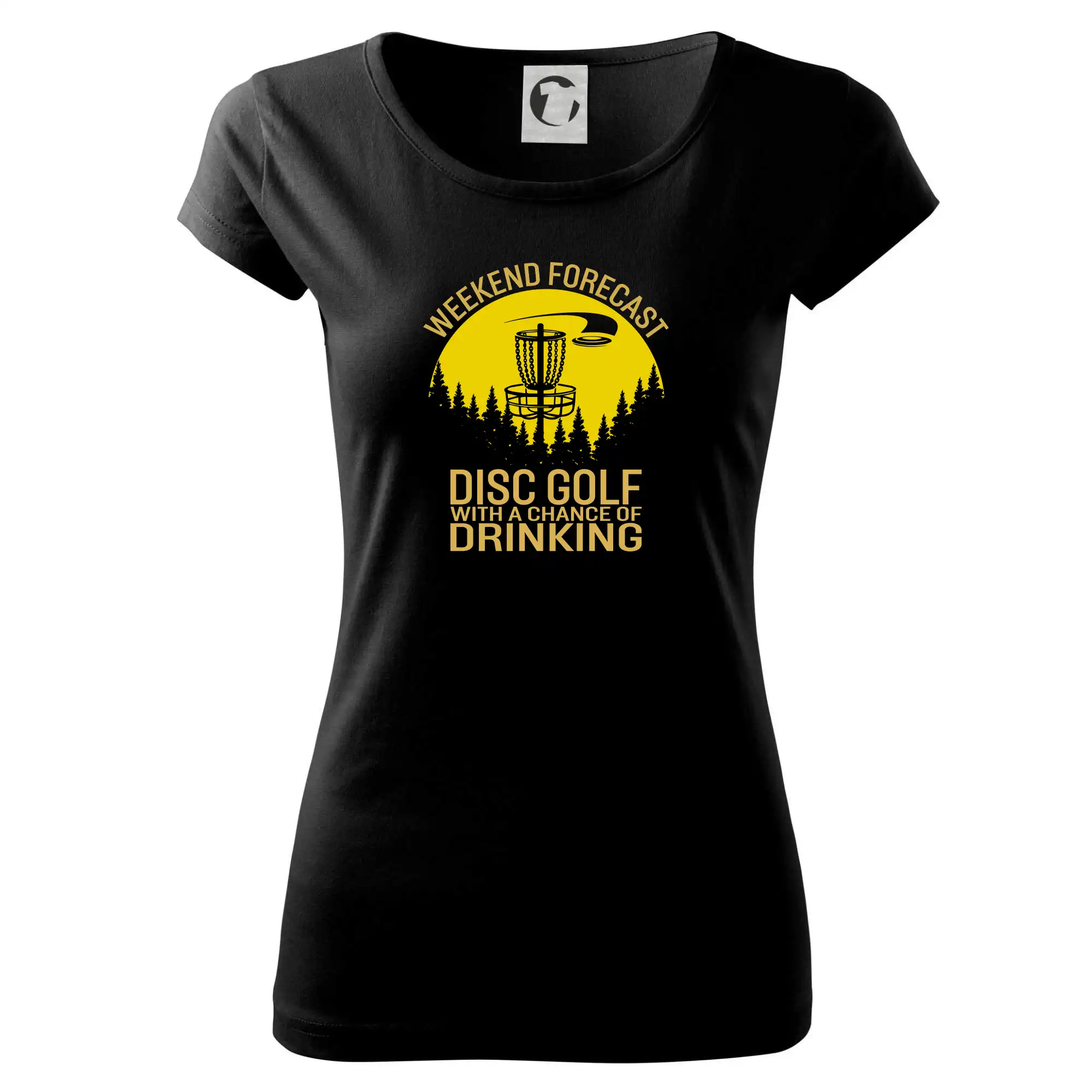 Disc golf - chnace of a drinking - Dámske tričko Pure