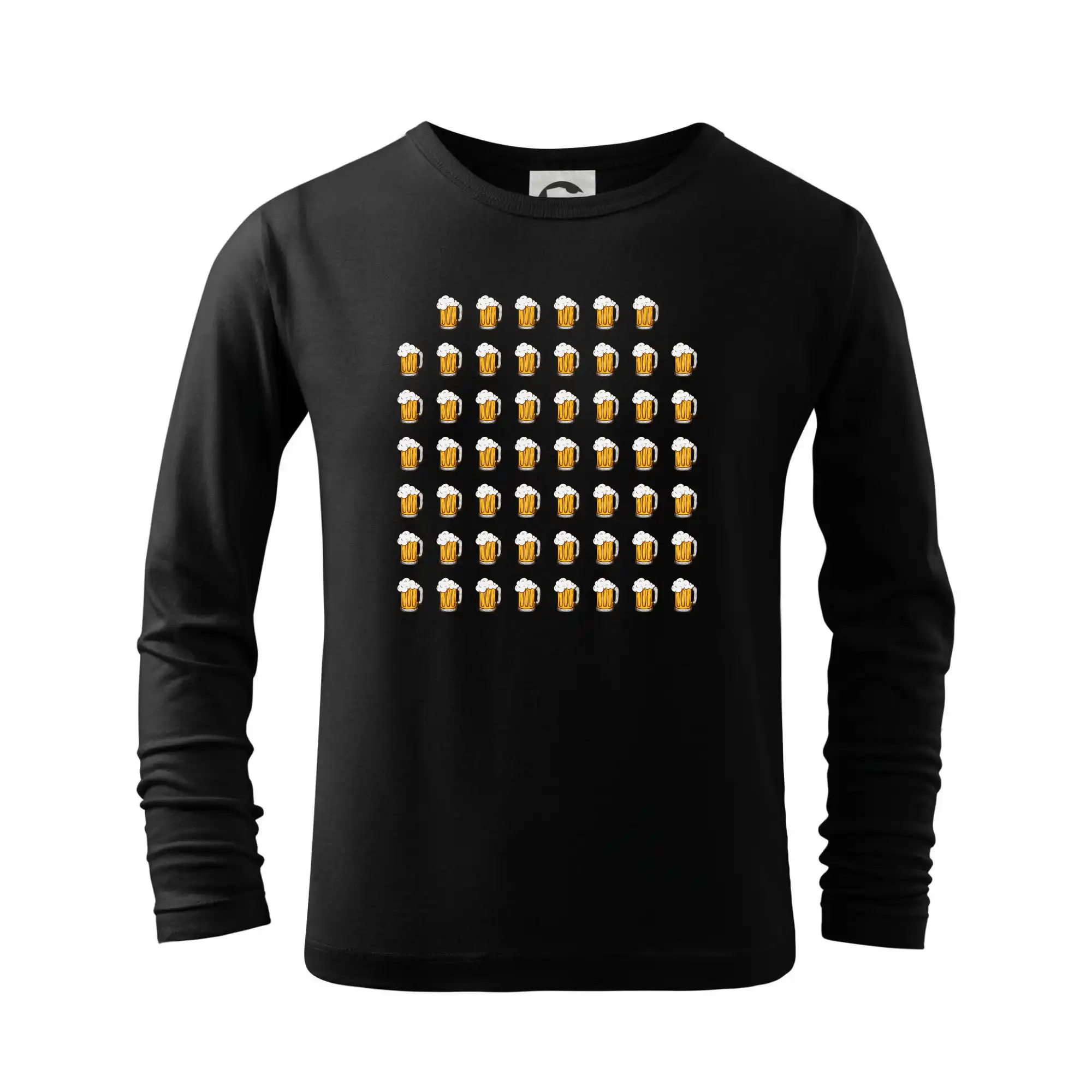 Narodeninové tričká - Narodeniny - počet pív podľa vás - Tričko detské Long Sleeve