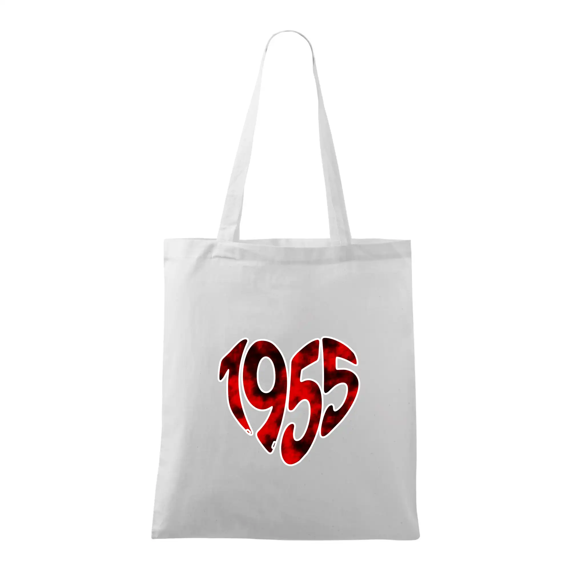 Tričká k narodeninám - 1955 v srdci - Taška bavlnená