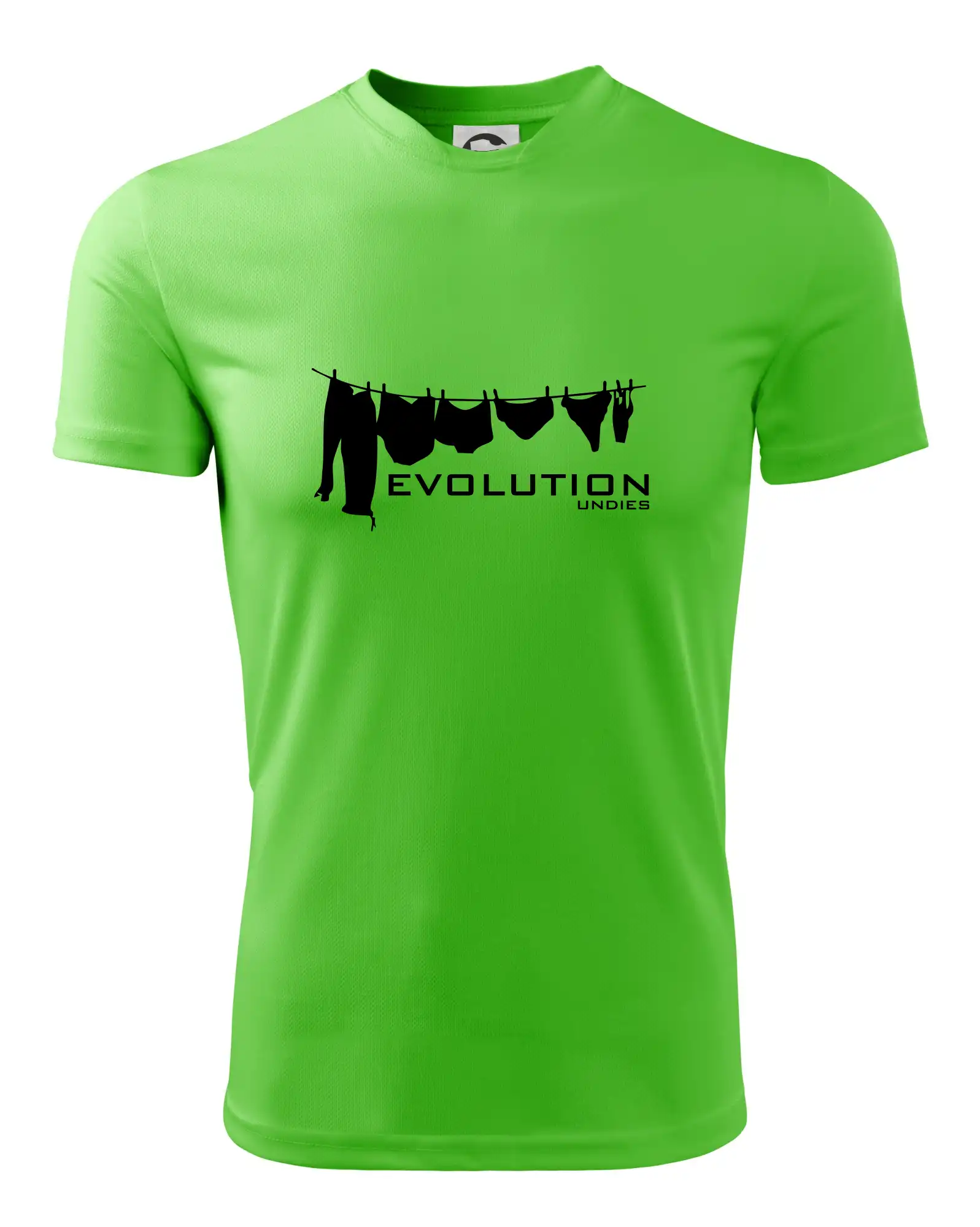 Tričká s potlačou evolúcia - Evolúcia spodnej bielizne - Pánske tričko Fantasy športové