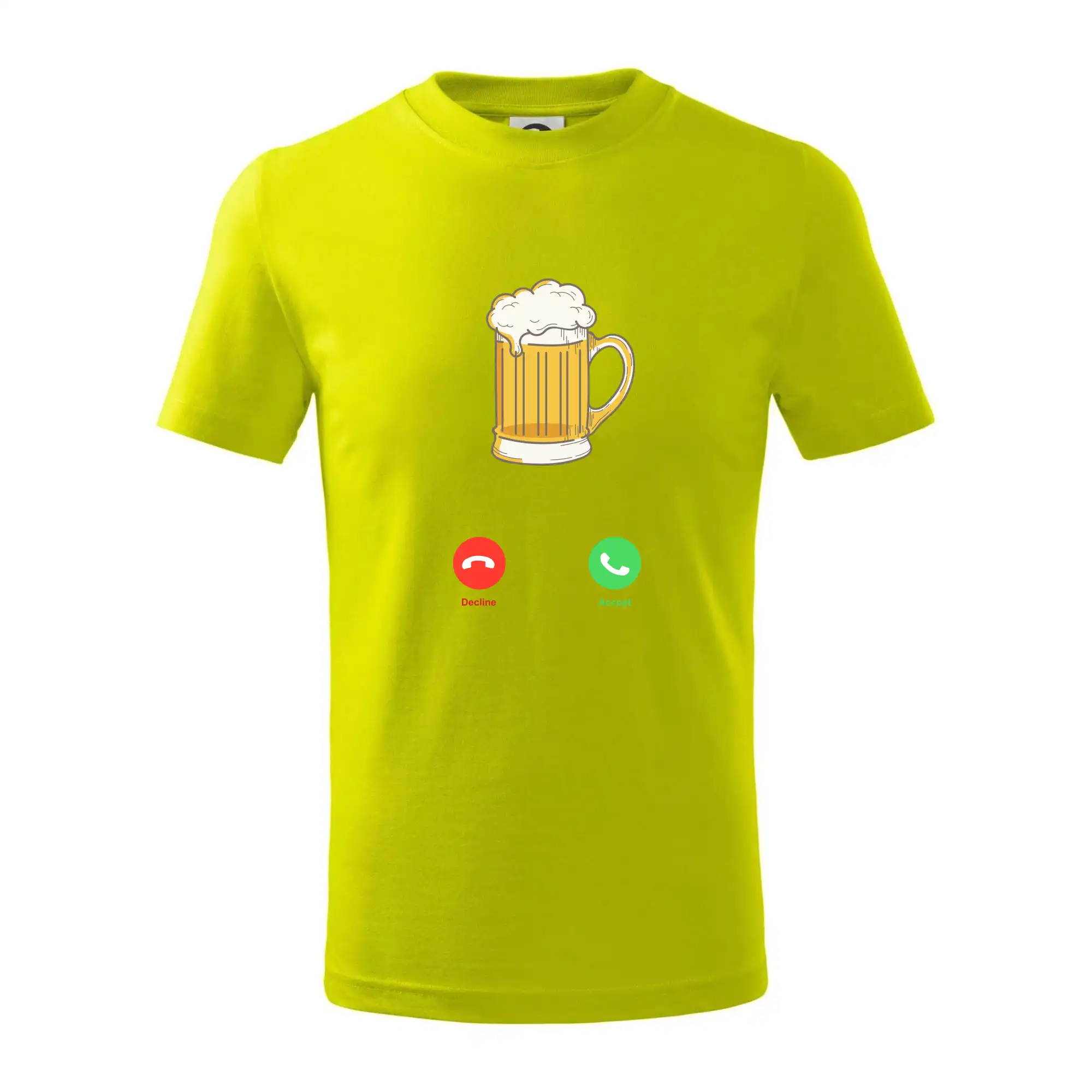 Vtipná tričká pre pivárov - Volá pivo  (Pecka design) - Tričko detské bavlnené