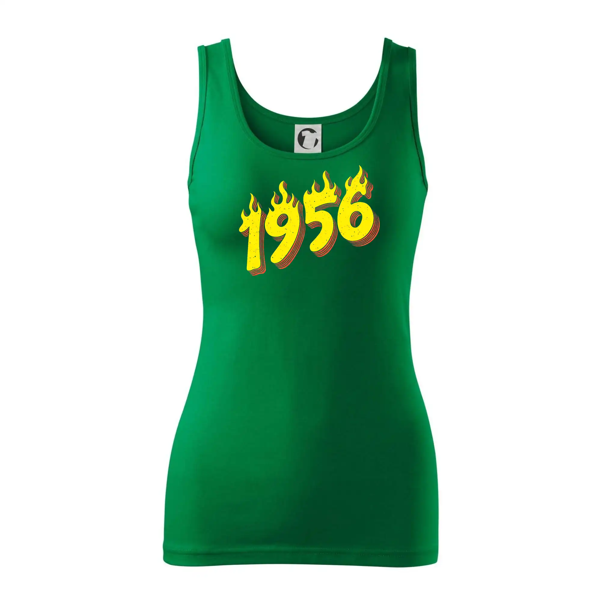 Trička s ročníkom 1956 - Narodeniny v ohni 1956 - Dámske tielko