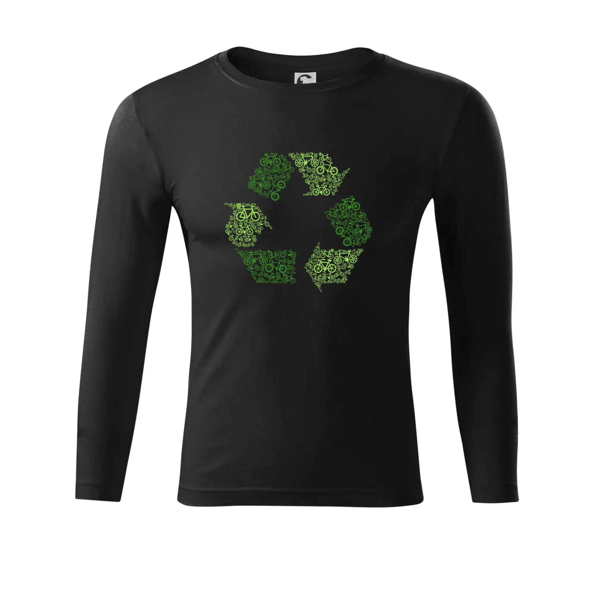 Životný štýl - Recycling symbol icons - Tričko Progress s dlhým rukávom