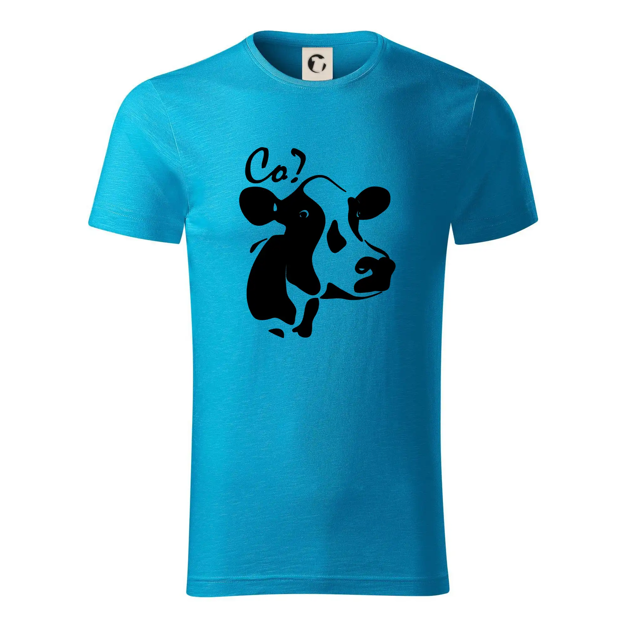 Tričká s kravou - Zmätená krava - Tričko z organickej bavlny