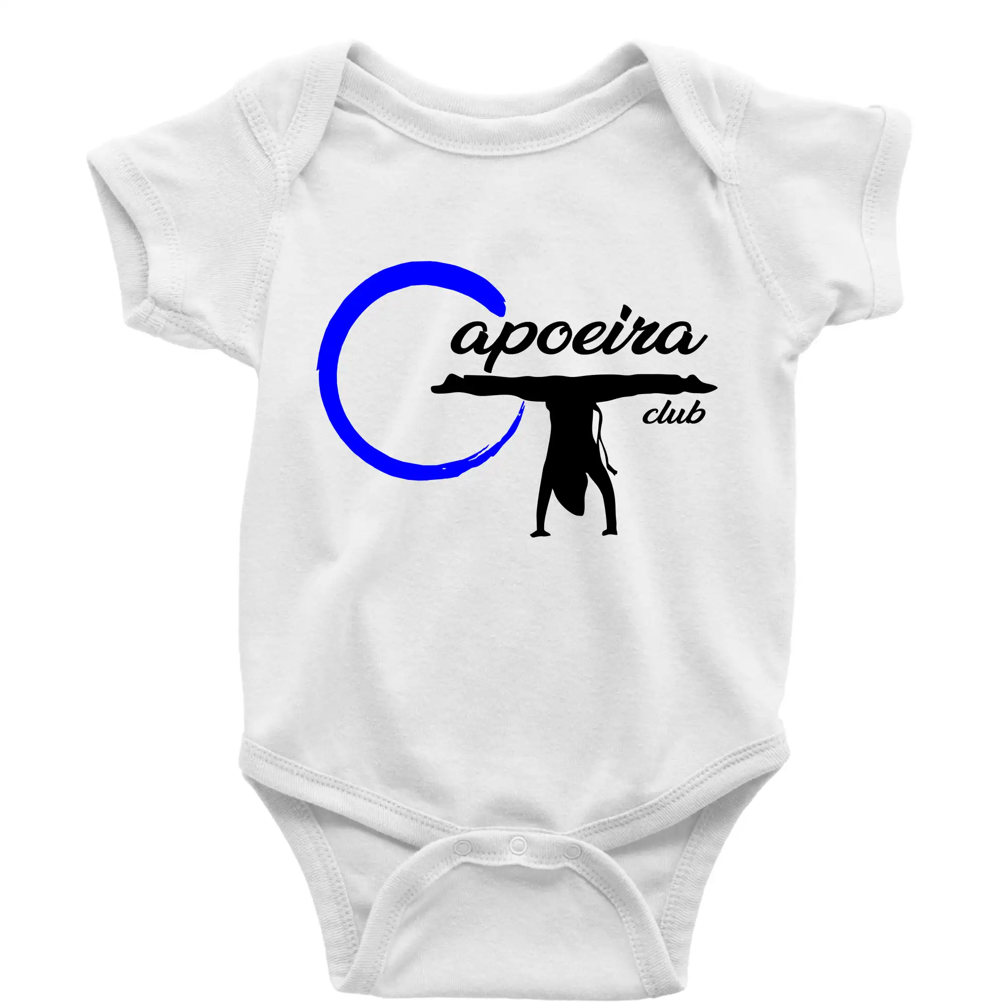 Tričká Capoeira - Capoeira club - bojovník - Body dojčenské s krátkym rukávom