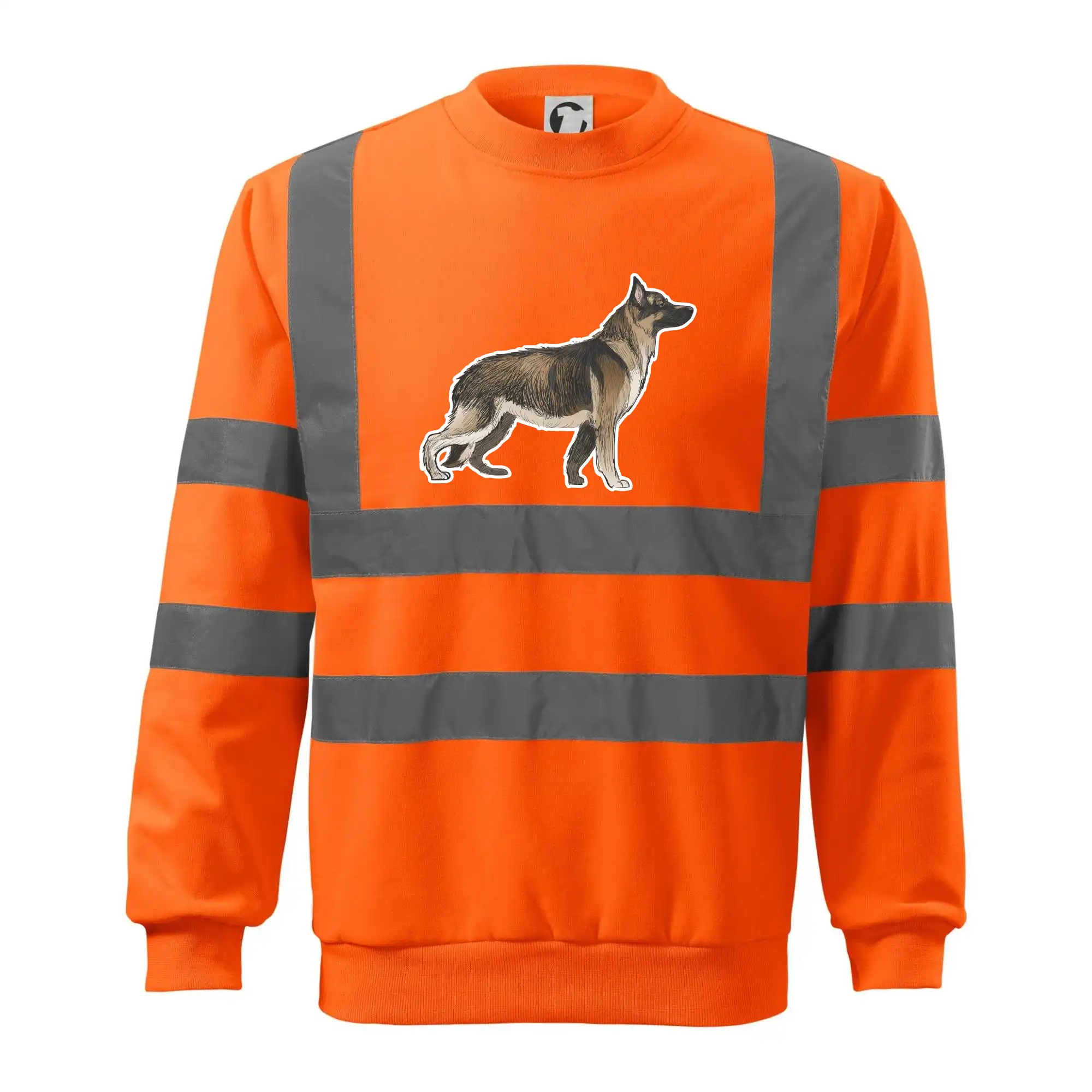 Německý ovčák - hnědý kreslený