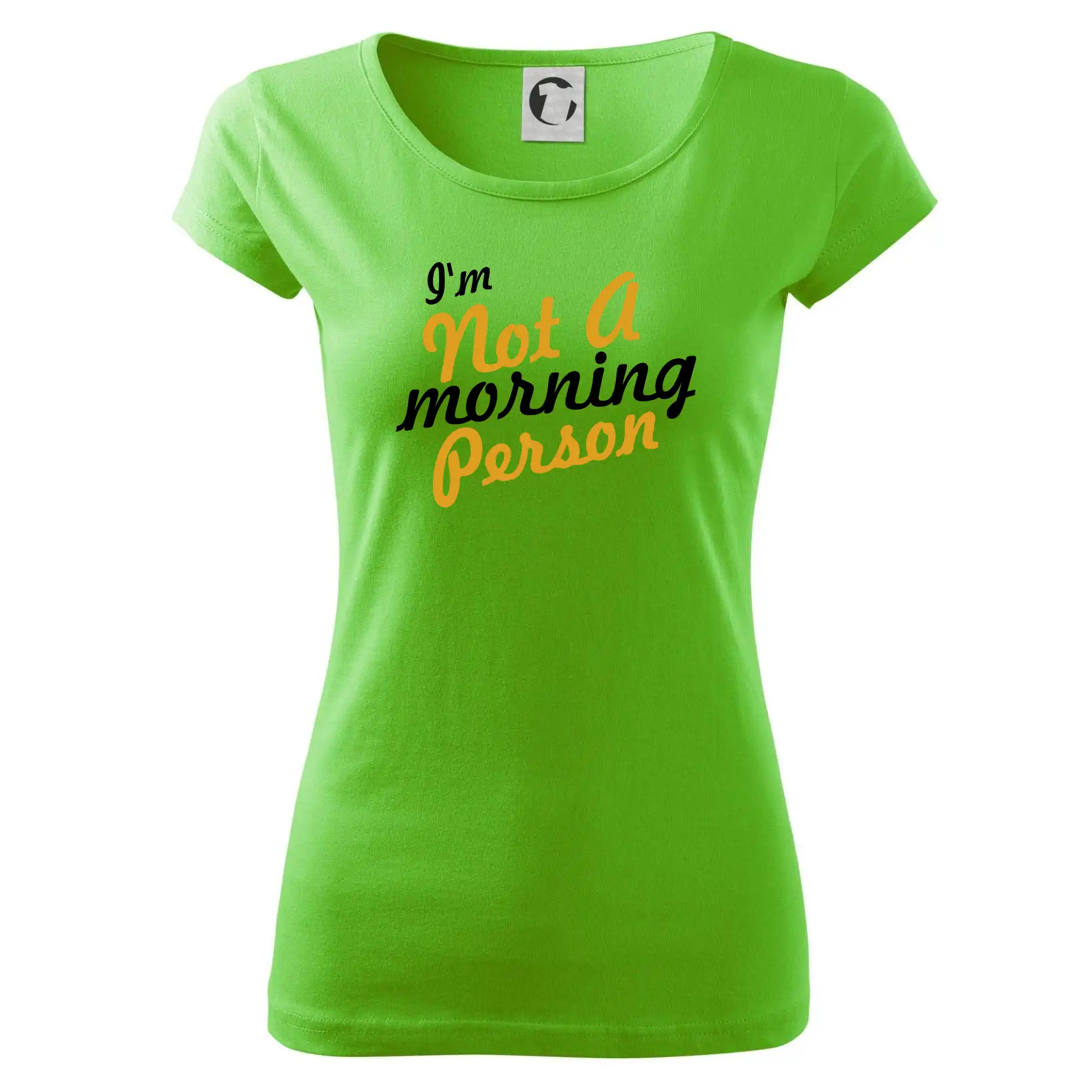 Ostatné nápisy - I'm not a morning person - Dámske tričko Pure