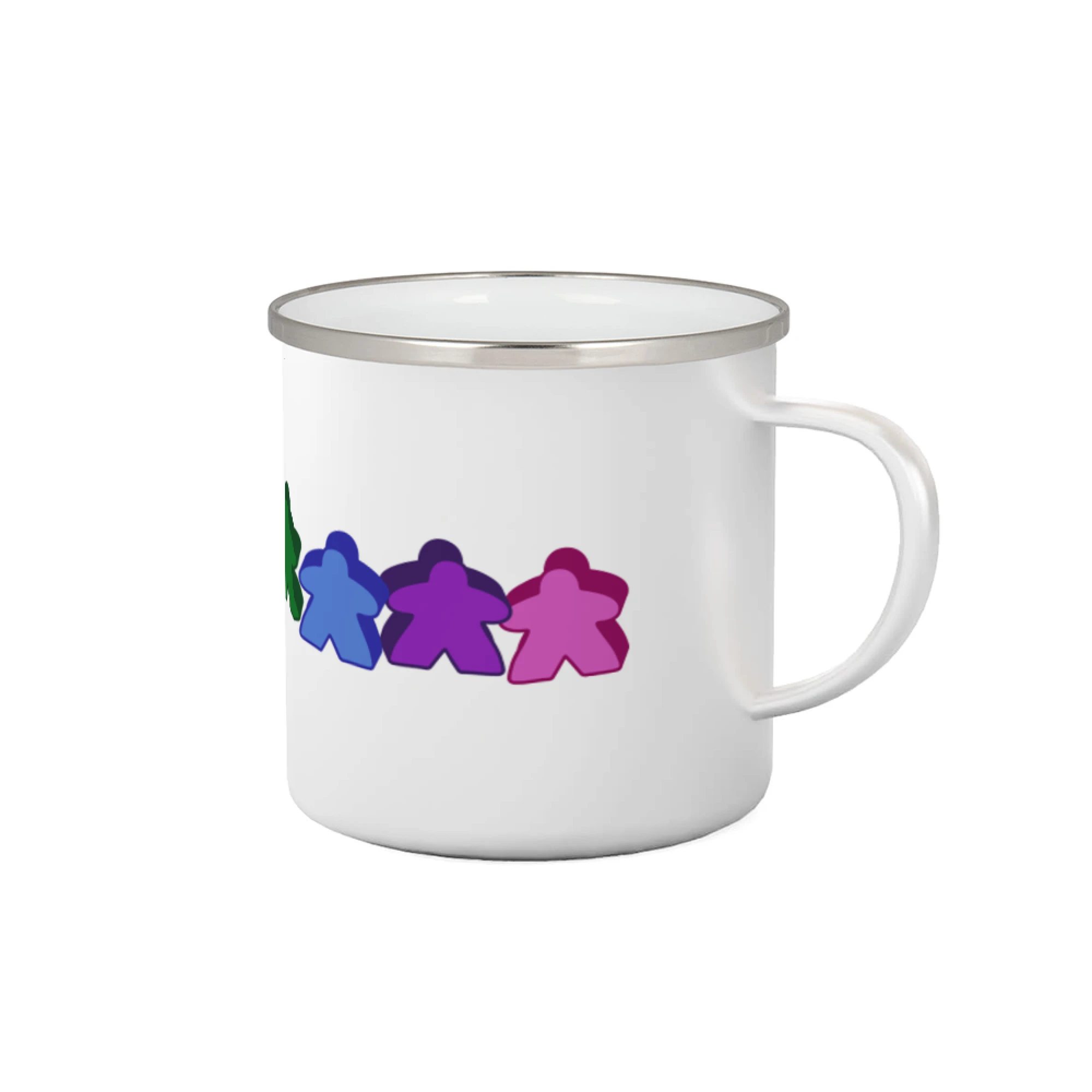 Tričká pre hráčov - Meeple duha - Plecháčik