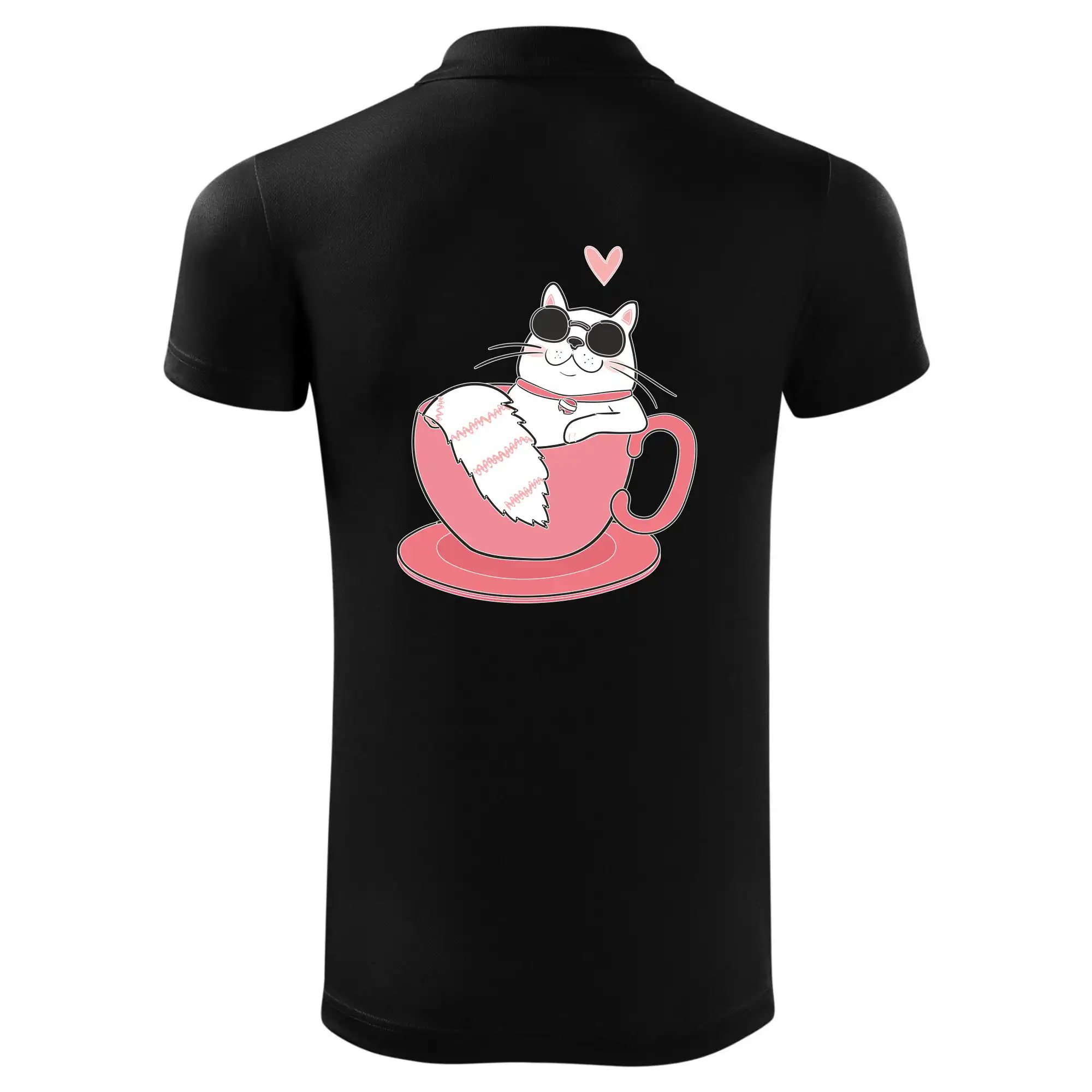 Hustá kočka v hrníčku