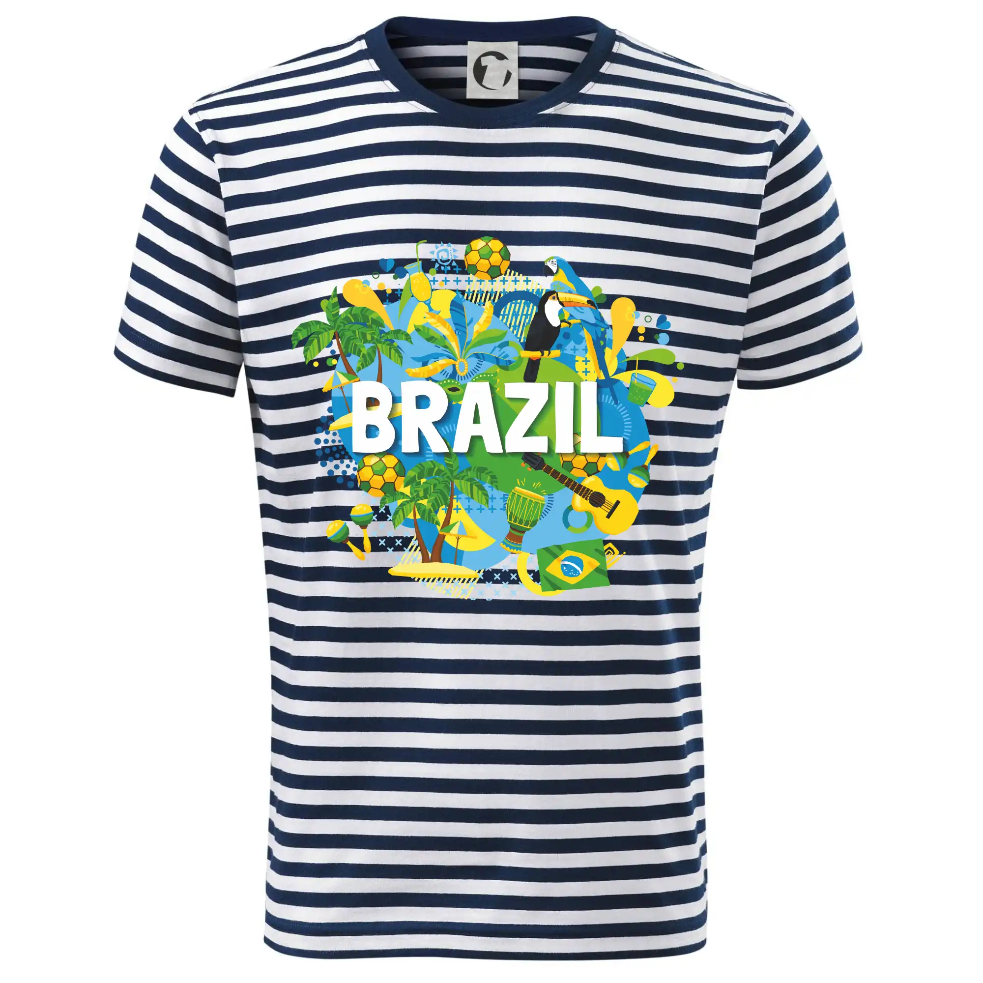 Ostatné mestá / miesta - Brazília Farebný obrázok - Dětské triko na vodu