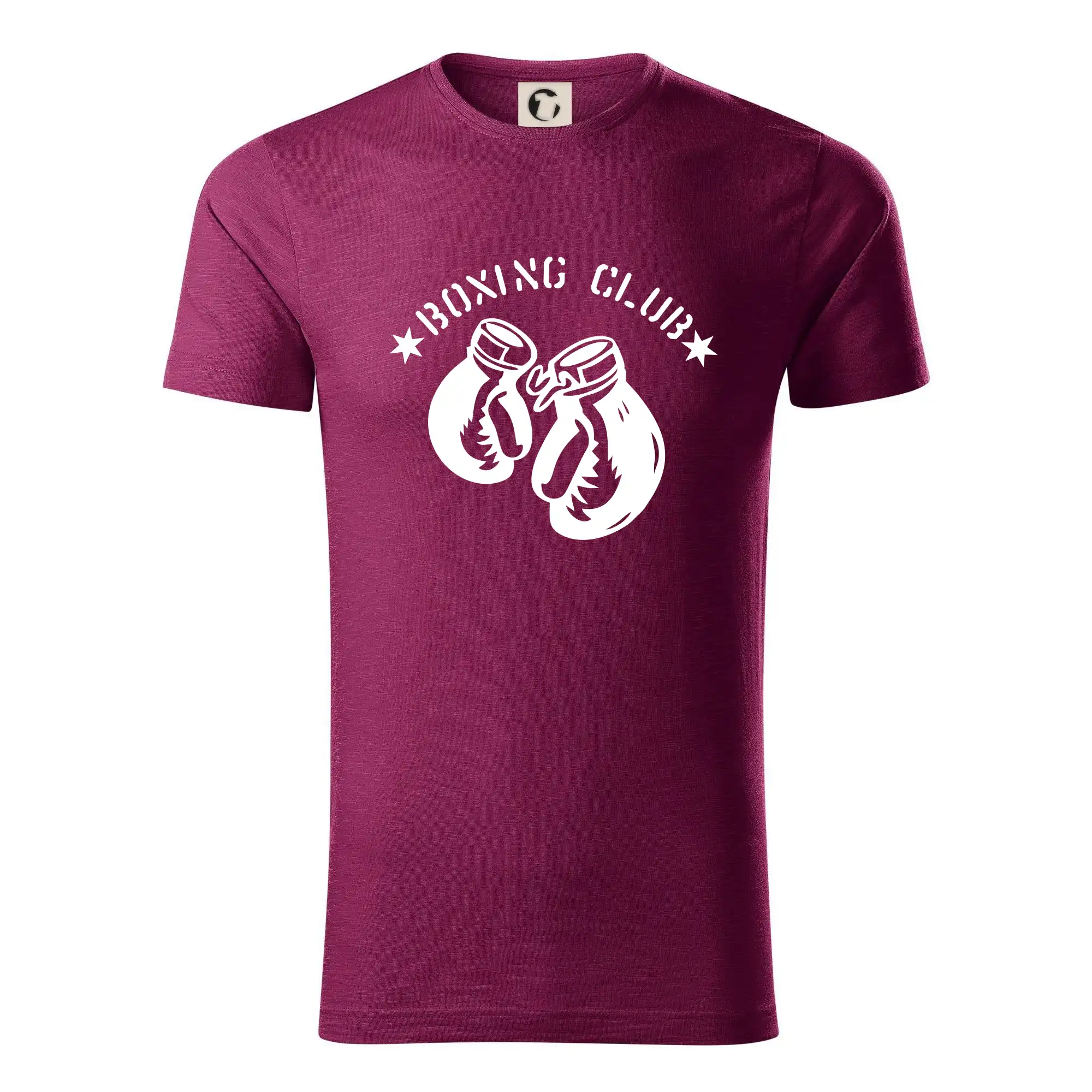 Tričká na box - Boxing club nápis - Tričko z organickej bavlny