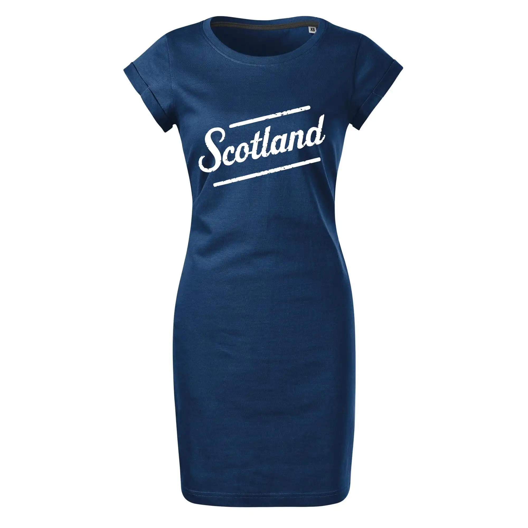 Ostatné mestá / miesta - Scotland Vintage nápis - Tričko Šaty FREEDOM