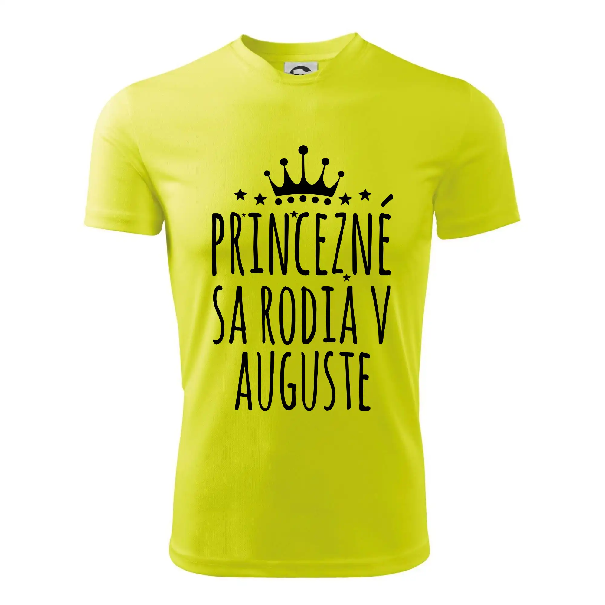 Tričká pre narodených v januáriv auguste - Princezné sa rodia v auguste - Detské tričko športové