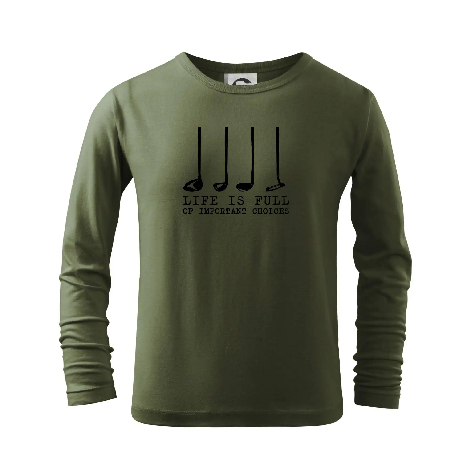 Tričká na golf - Golf - life is full of important choices - Tričko detské Long Sleeve