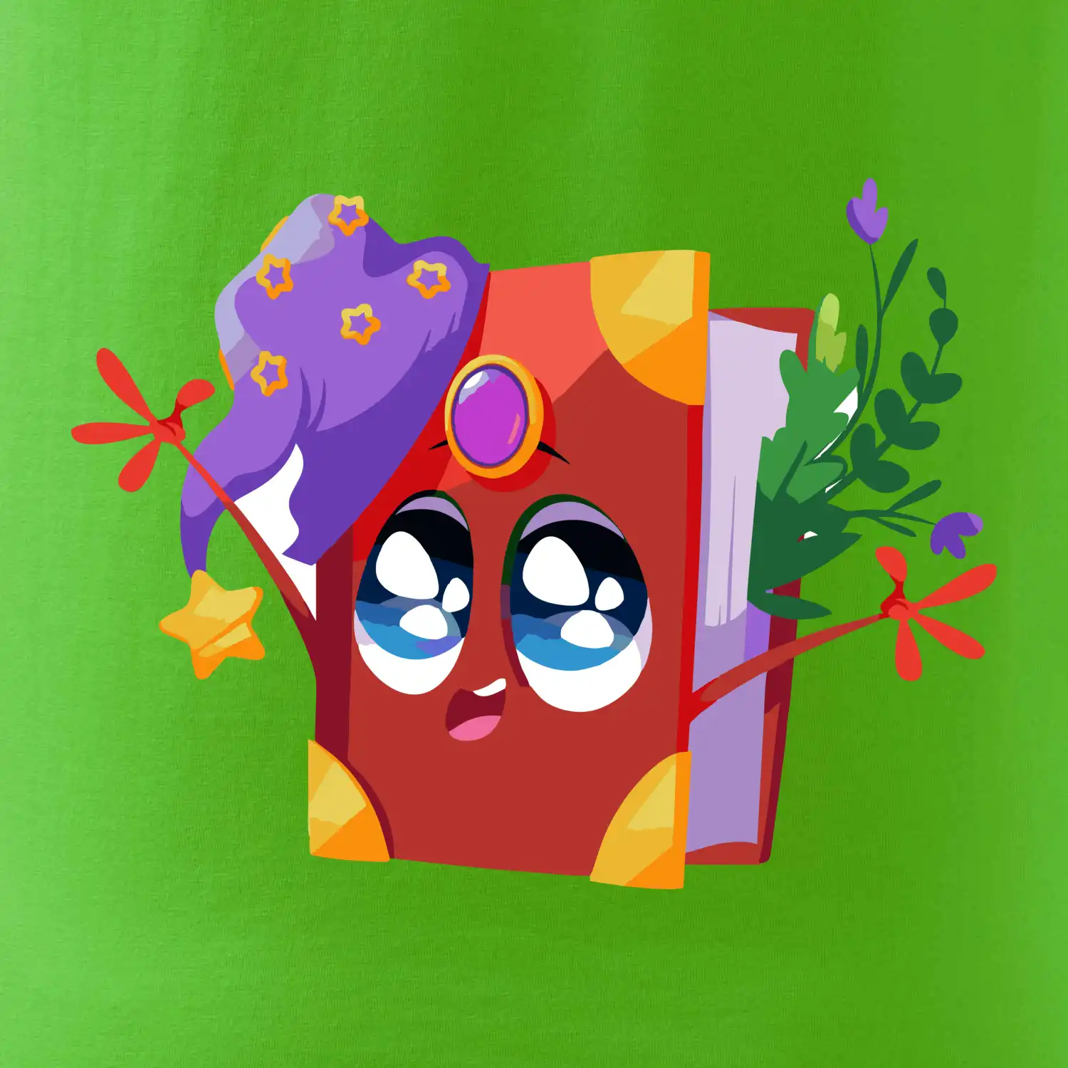 Kreslená kniha kouzelná