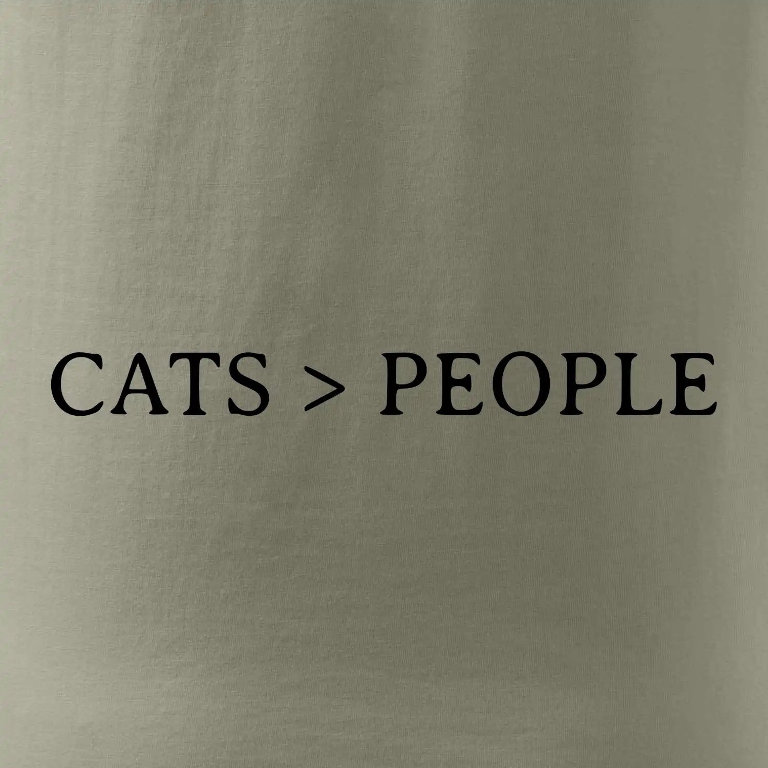 Cats > people