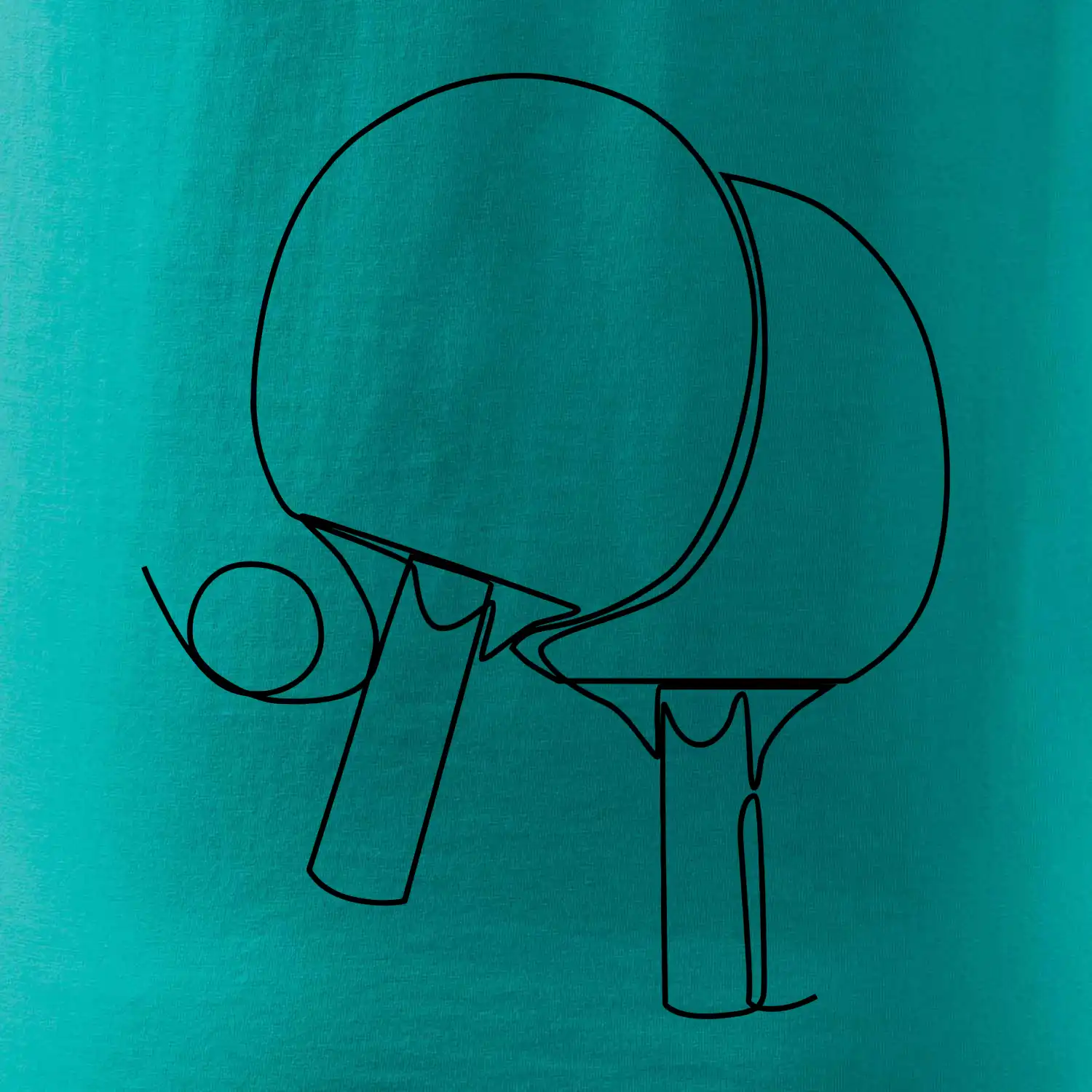 Pálky na stolní tenis jedním tahem