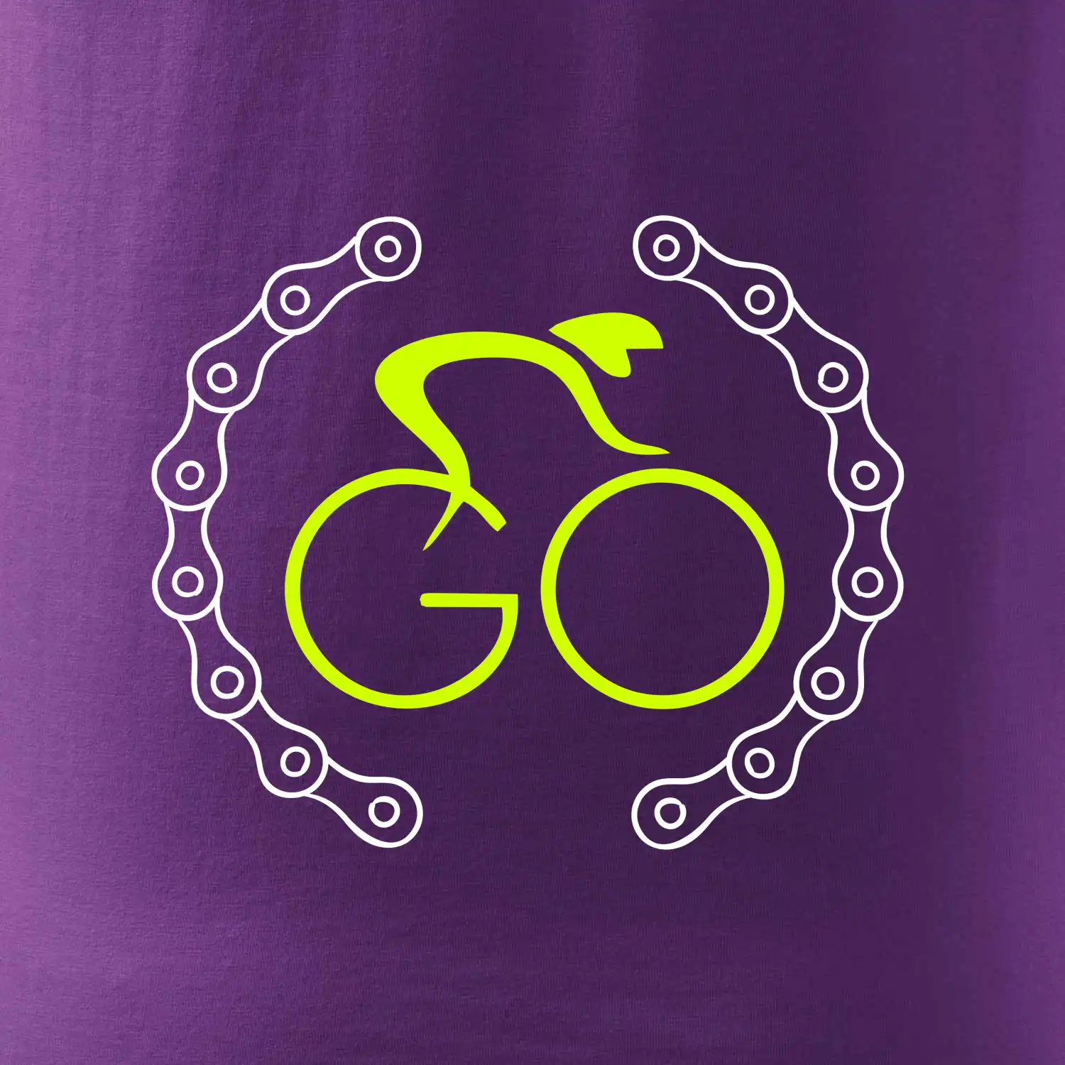 GO cyklista (fluo potisk)