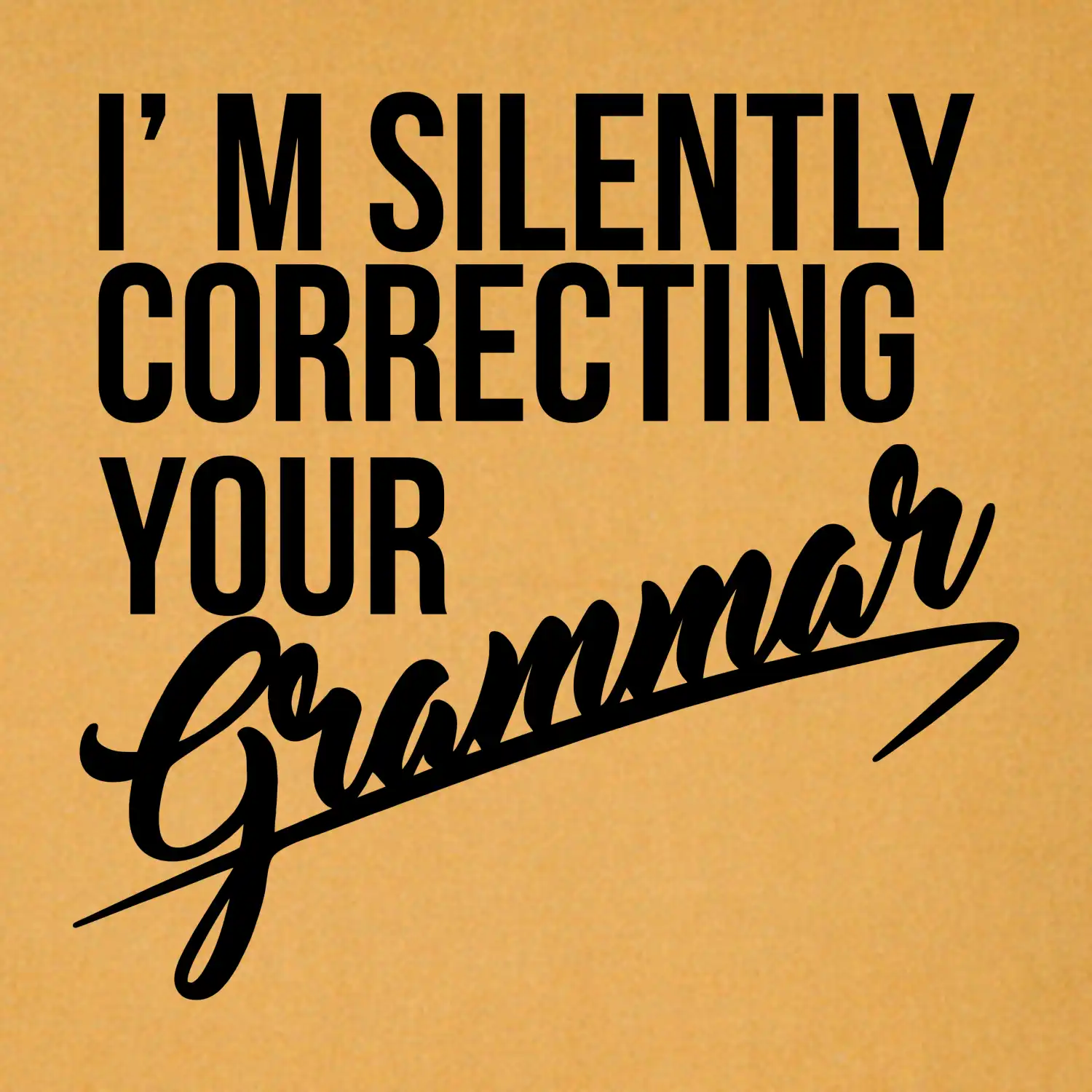 Correcting grammar