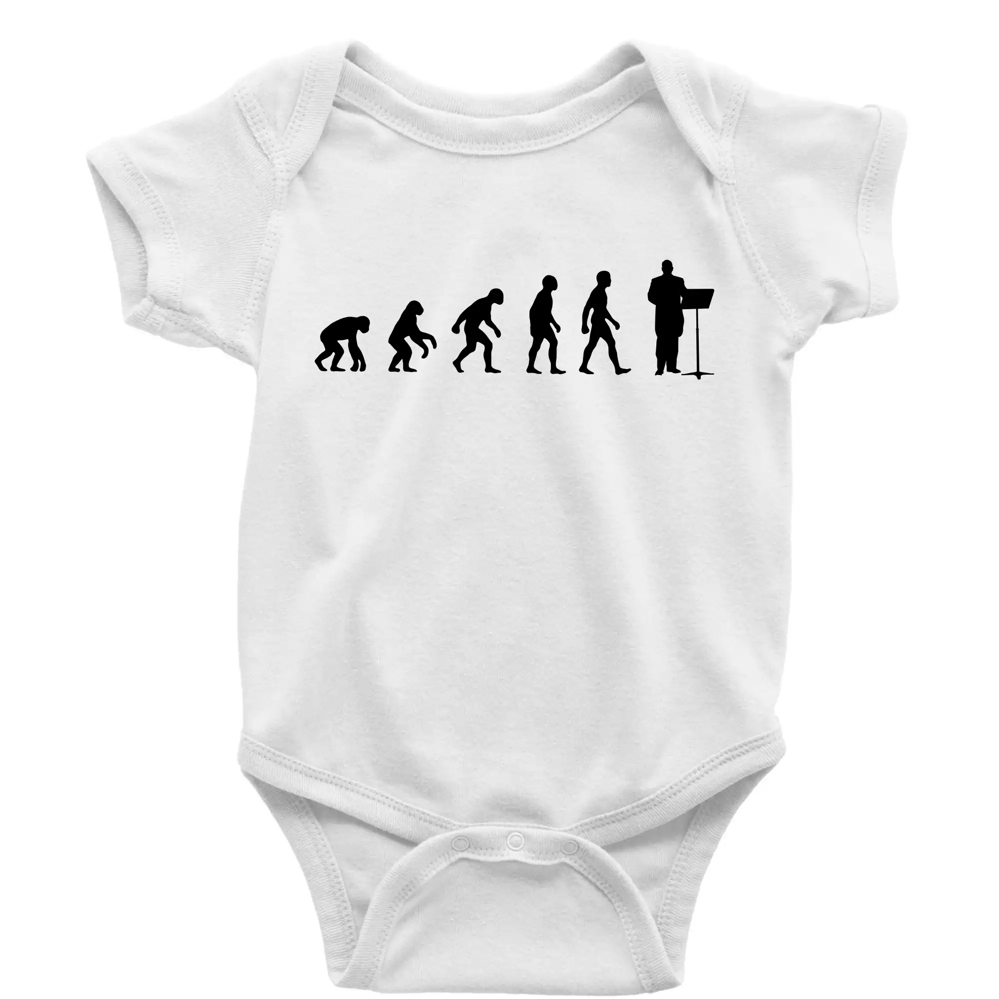 Evoluce sbormistr zepředu