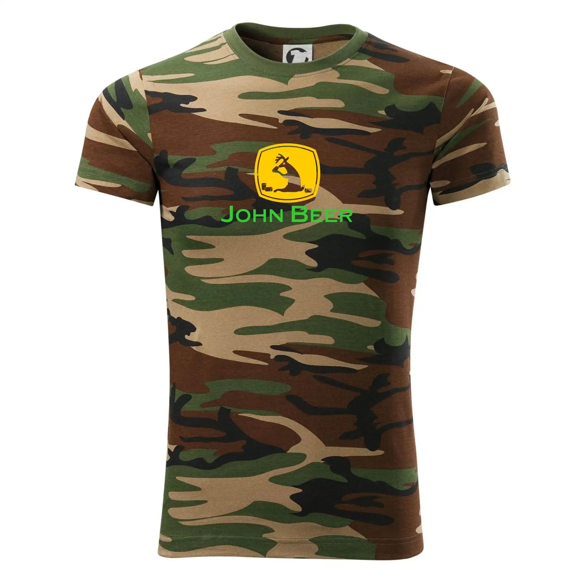 John Beer jelen s pivem