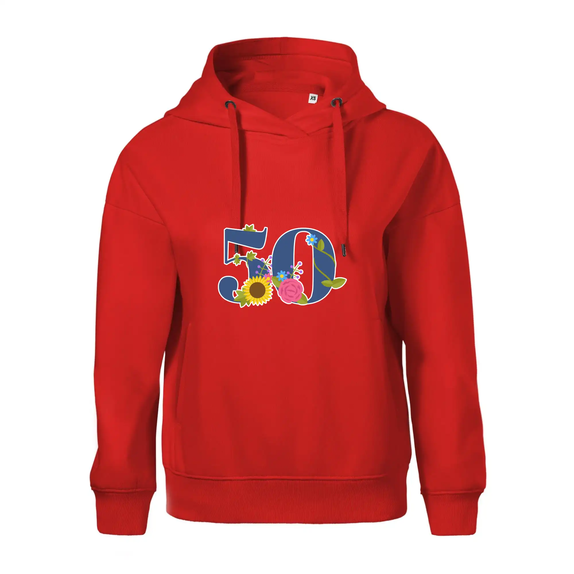 Květinové číslo kreslené - 50