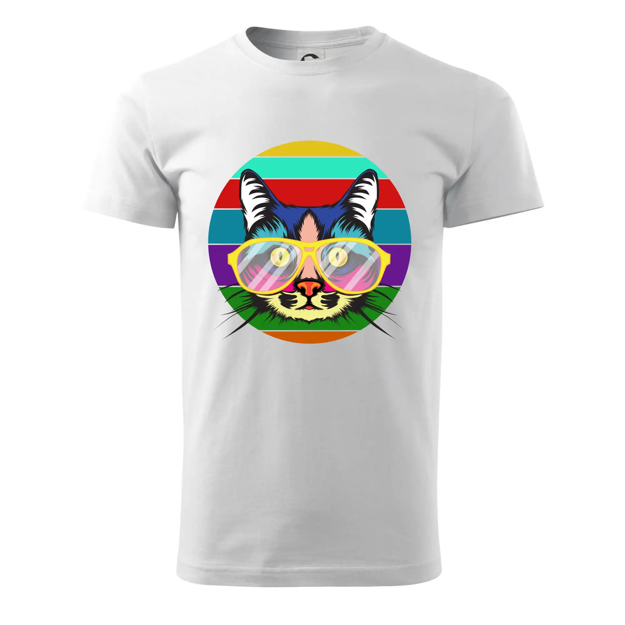 Kočka při barevném západu