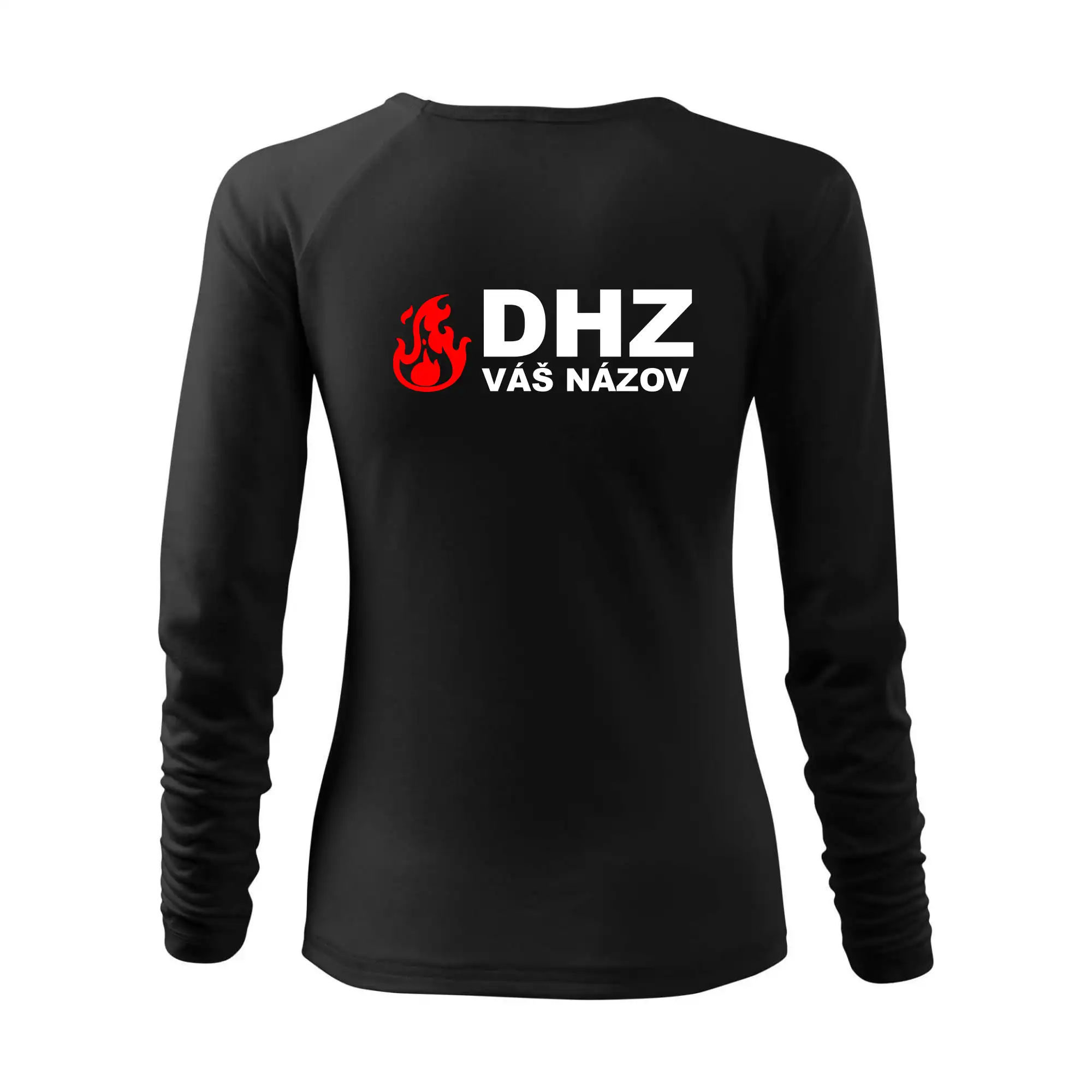 DHZ (oheň, firesport, názov sboru - vlastný nápis)