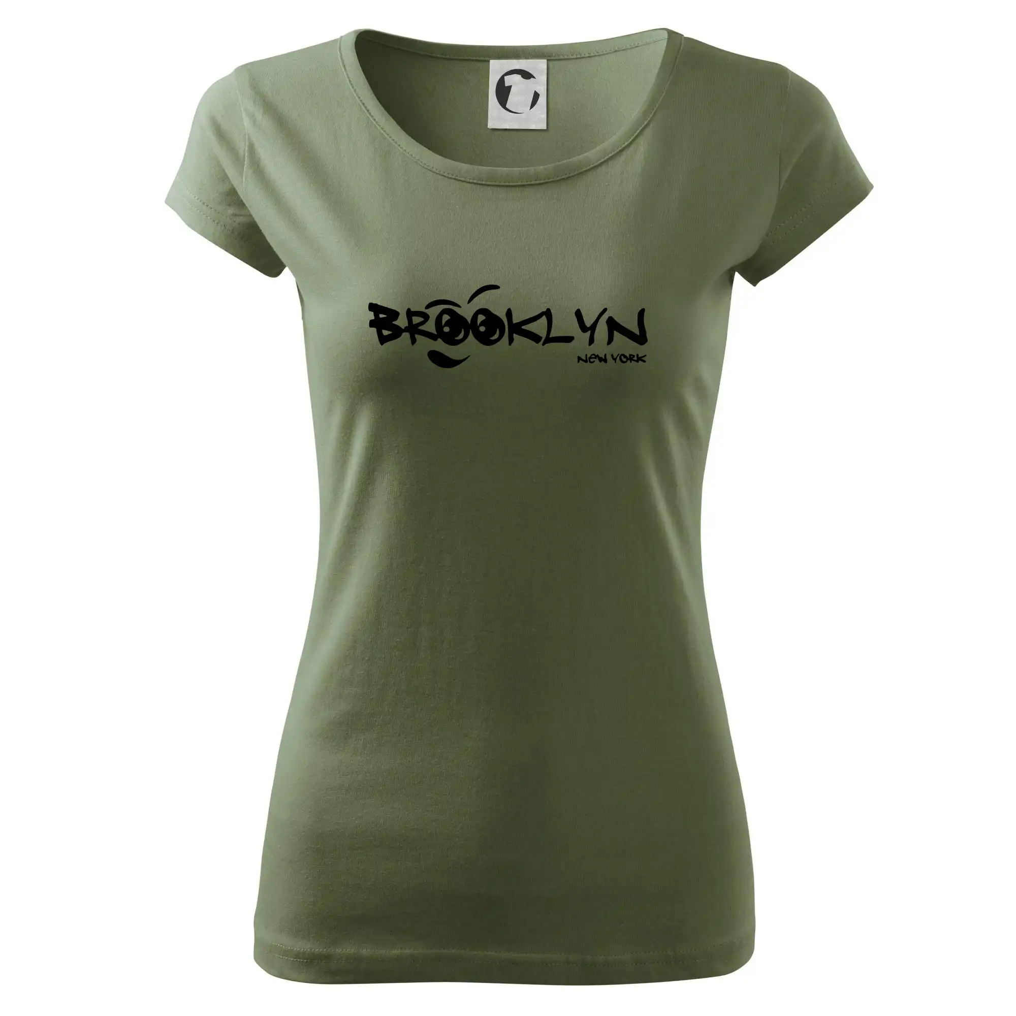 Tričká USA - Brooklyn úsmev - Dámske tričko Pure