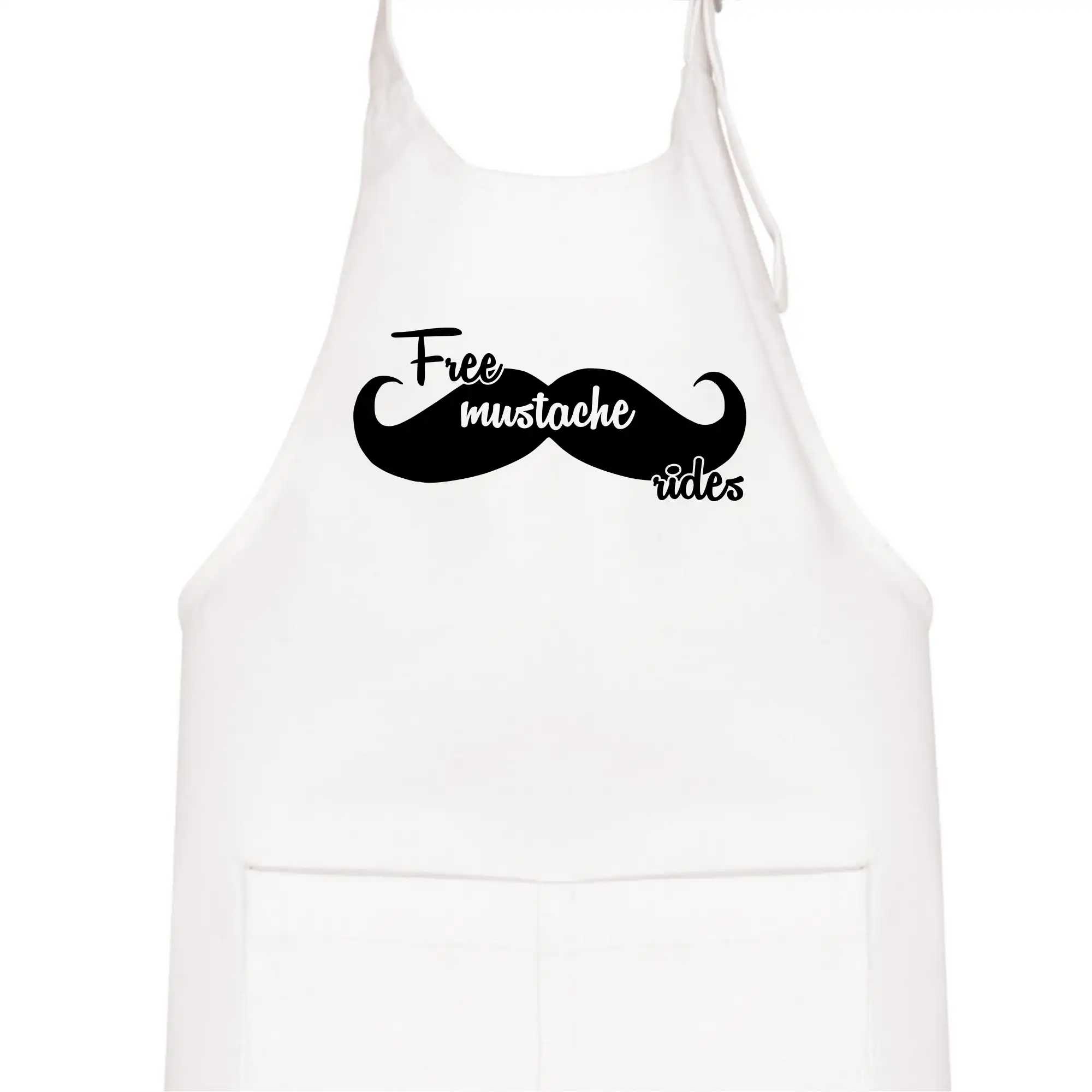 Tričká s fúzikmi - Free Mustache rides - Detská zástera na varenie